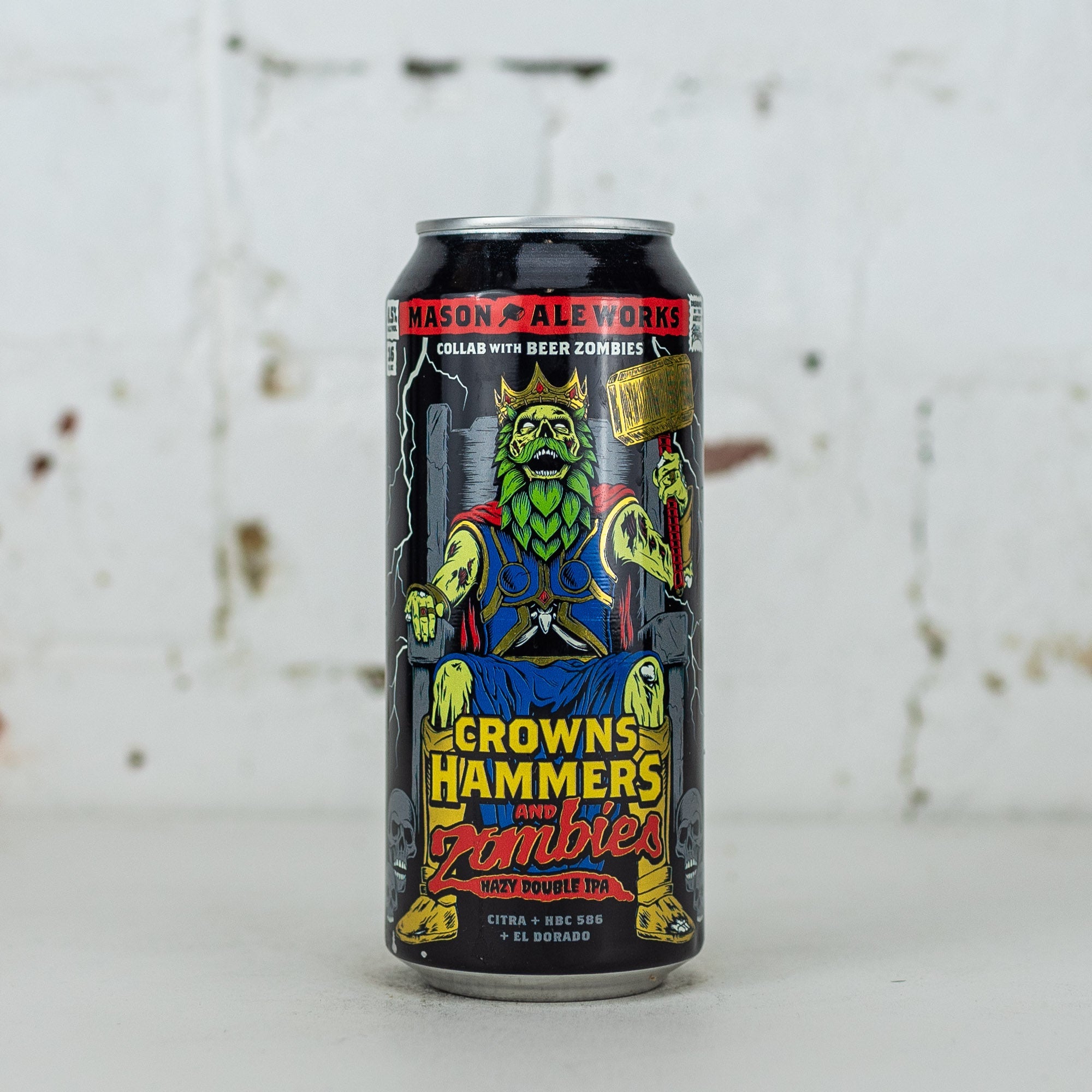 Mason Ale Works x Craft Beer Kings x Beer Zombie 'Crowns, Hammers & Zombies' DDH Hazy Triple IPA