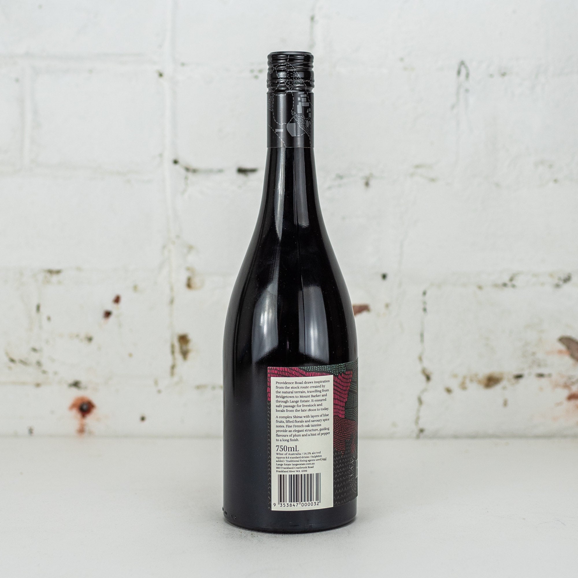 Lange Estate - Providence Road Shiraz 750ml