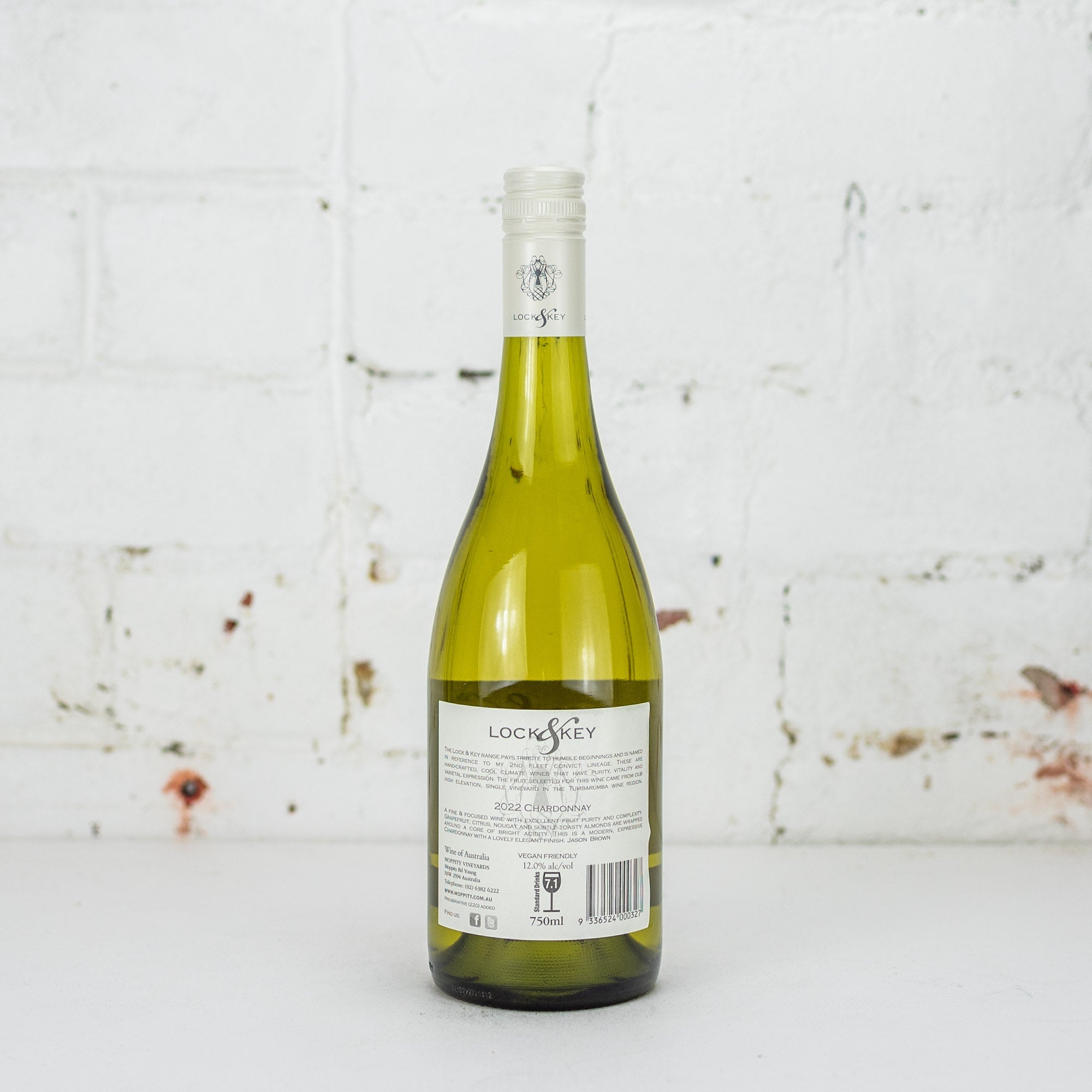 Moppity - Lock & Key Chardonnay 750ml