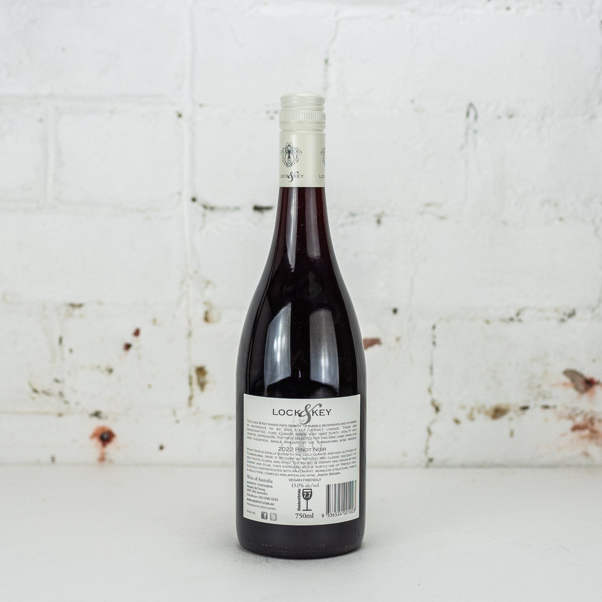 Moppity - Lock & Key Pinot Noir 750ml