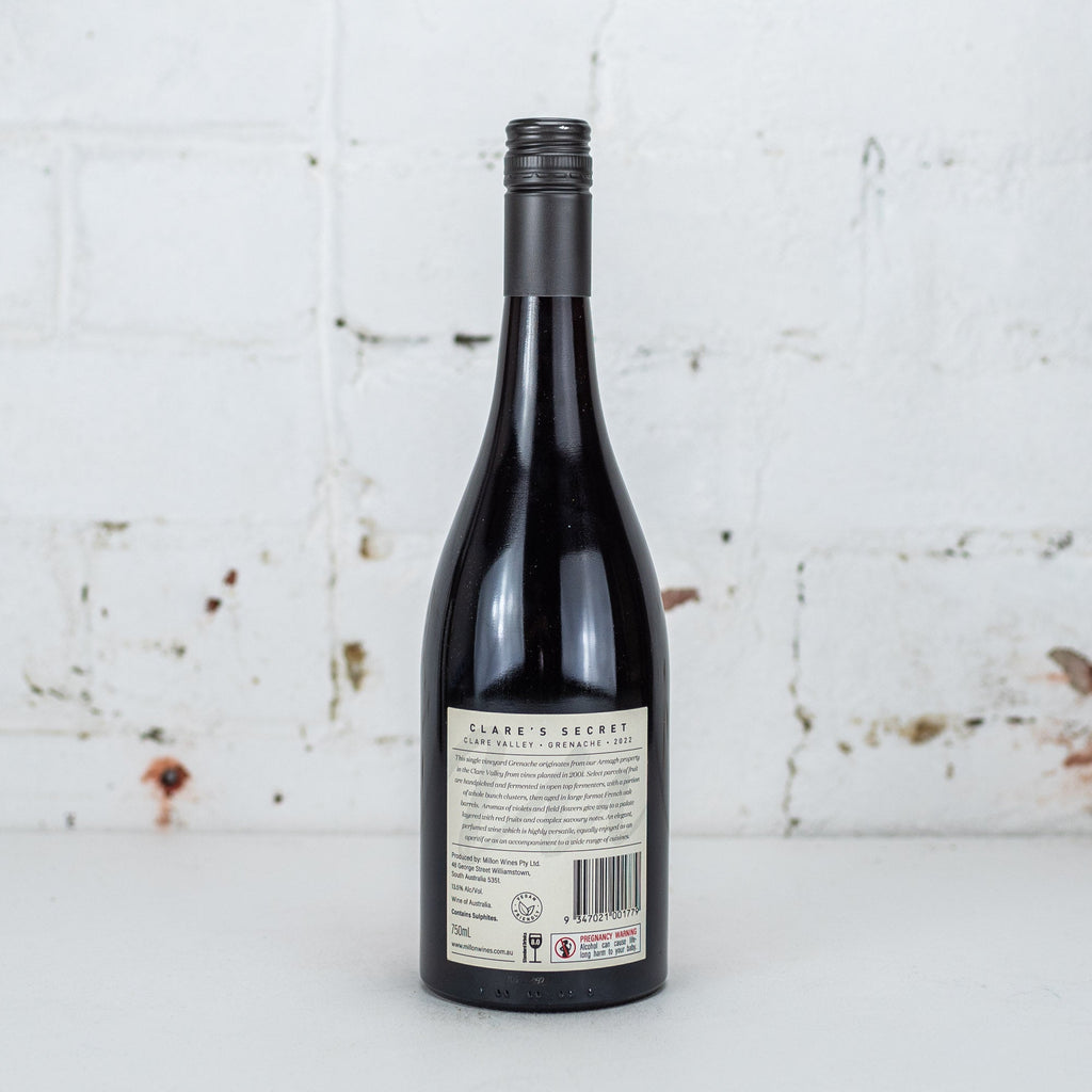 Millon - Clare's Secret Grenache 750ml