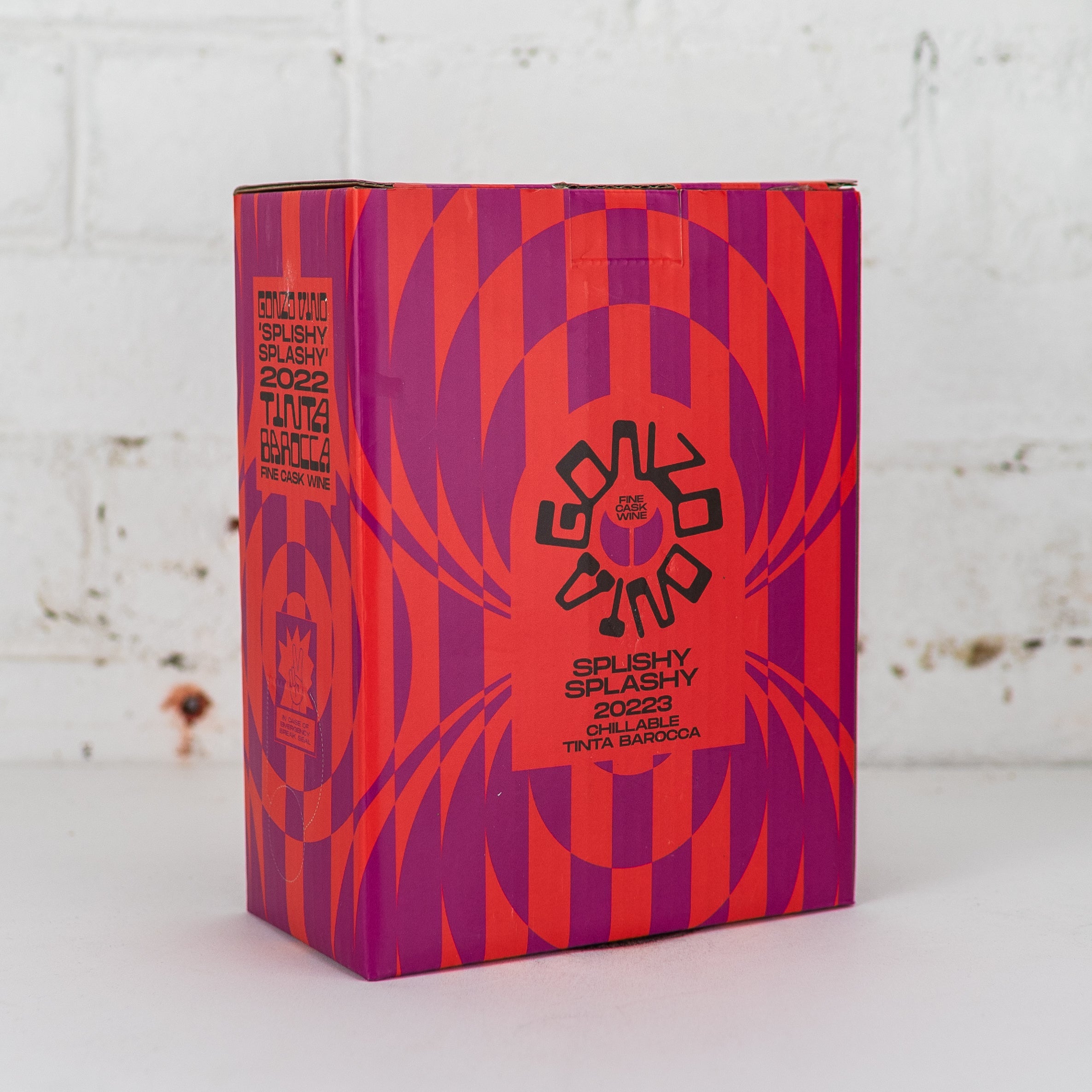 Gonzo Vino - Splishy Splashy 2023 Tinta Barocca 3L