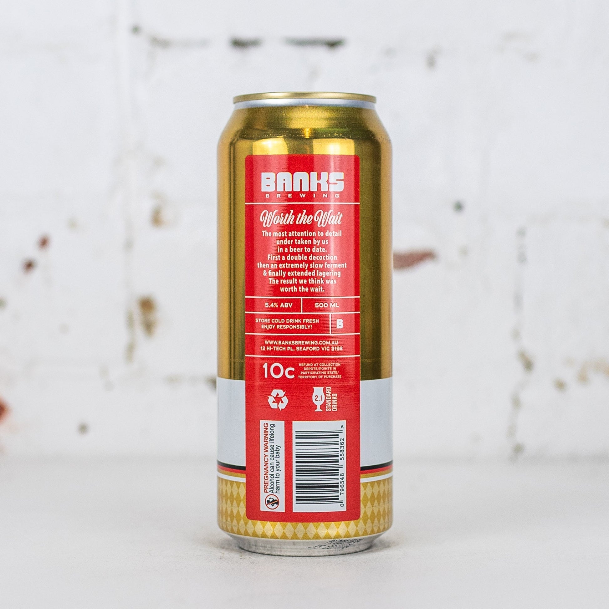 Banks - Worth the Wait Double Decocted Helles Lager