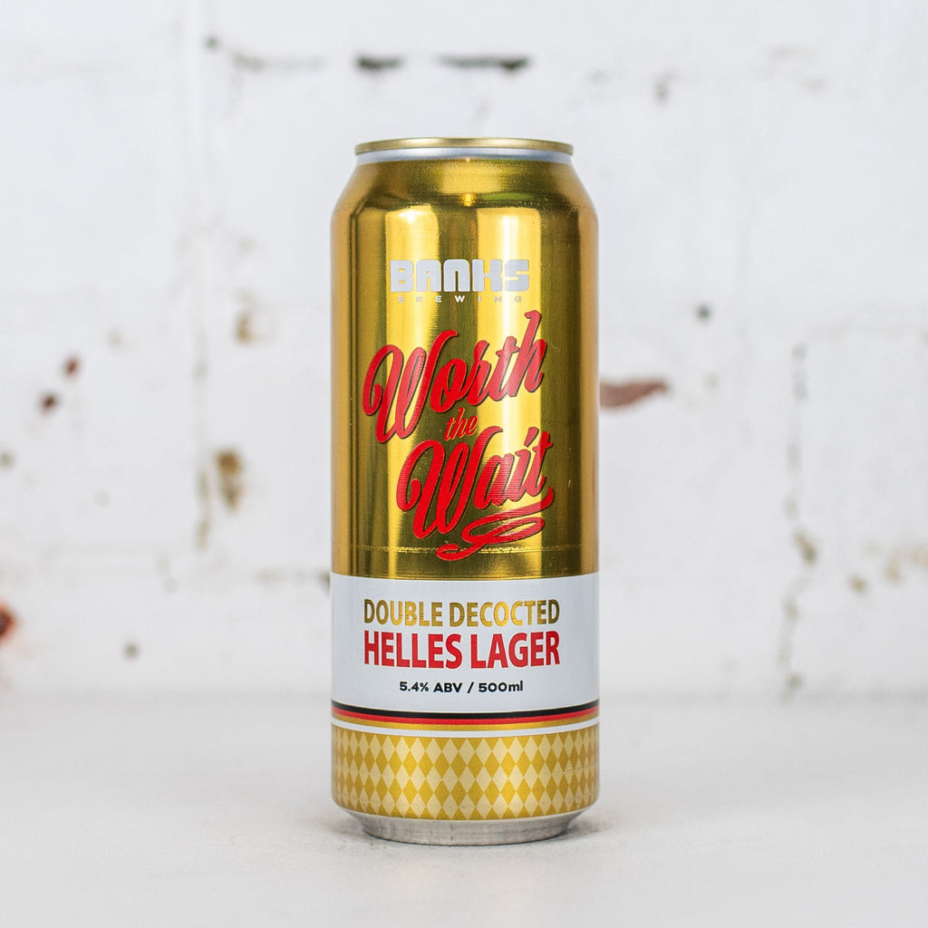 Banks - Worth the Wait Double Decocted Helles Lager