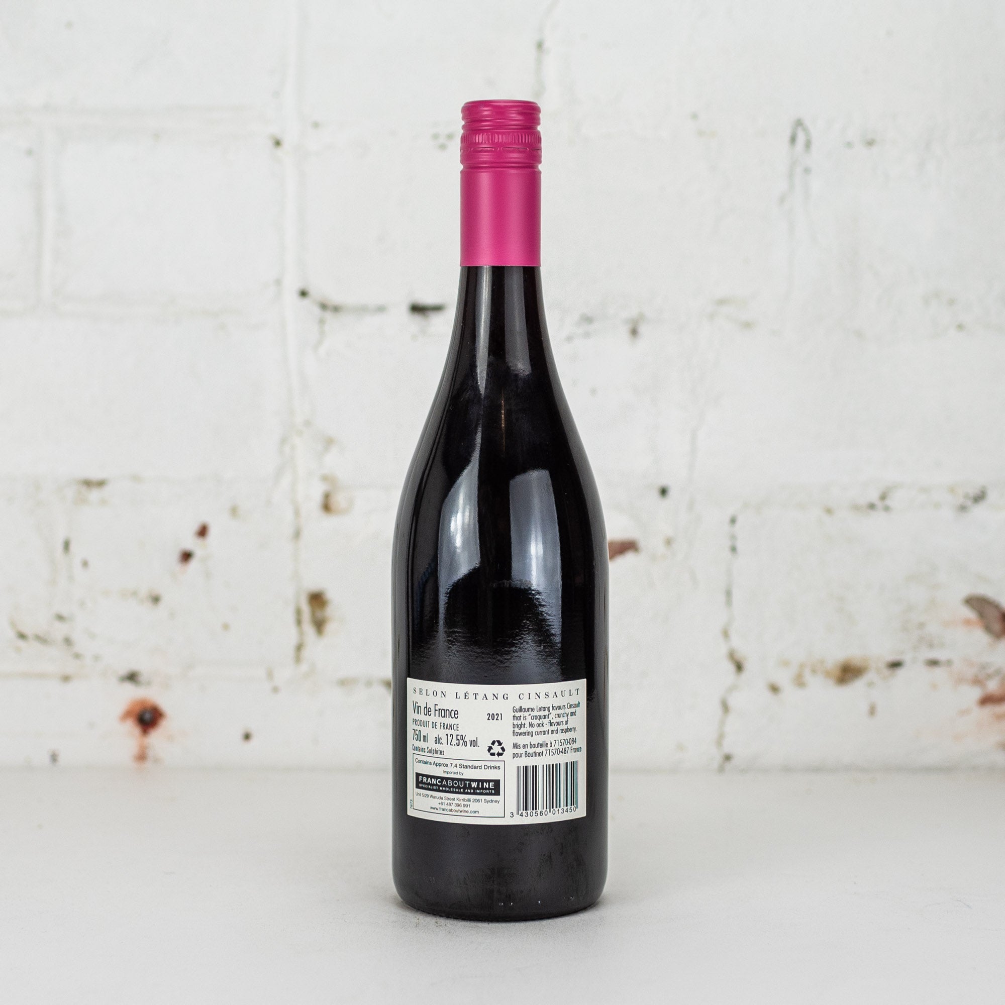 Selon Letang - Cinsault 2021 750ml