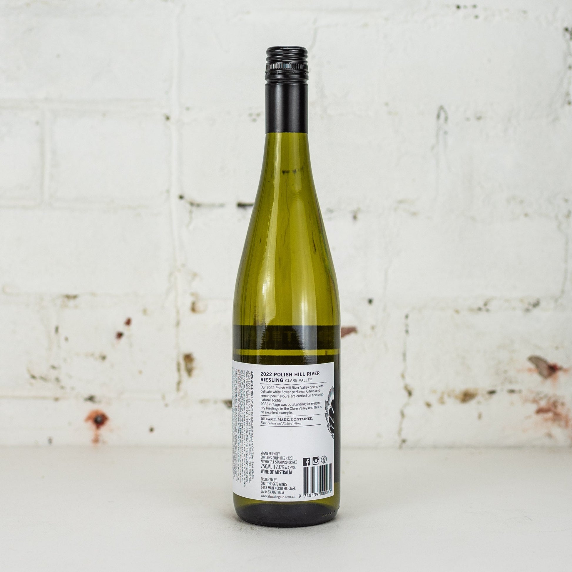 Shut The Gate - For Freedom Polish Hill Riesling 750ml