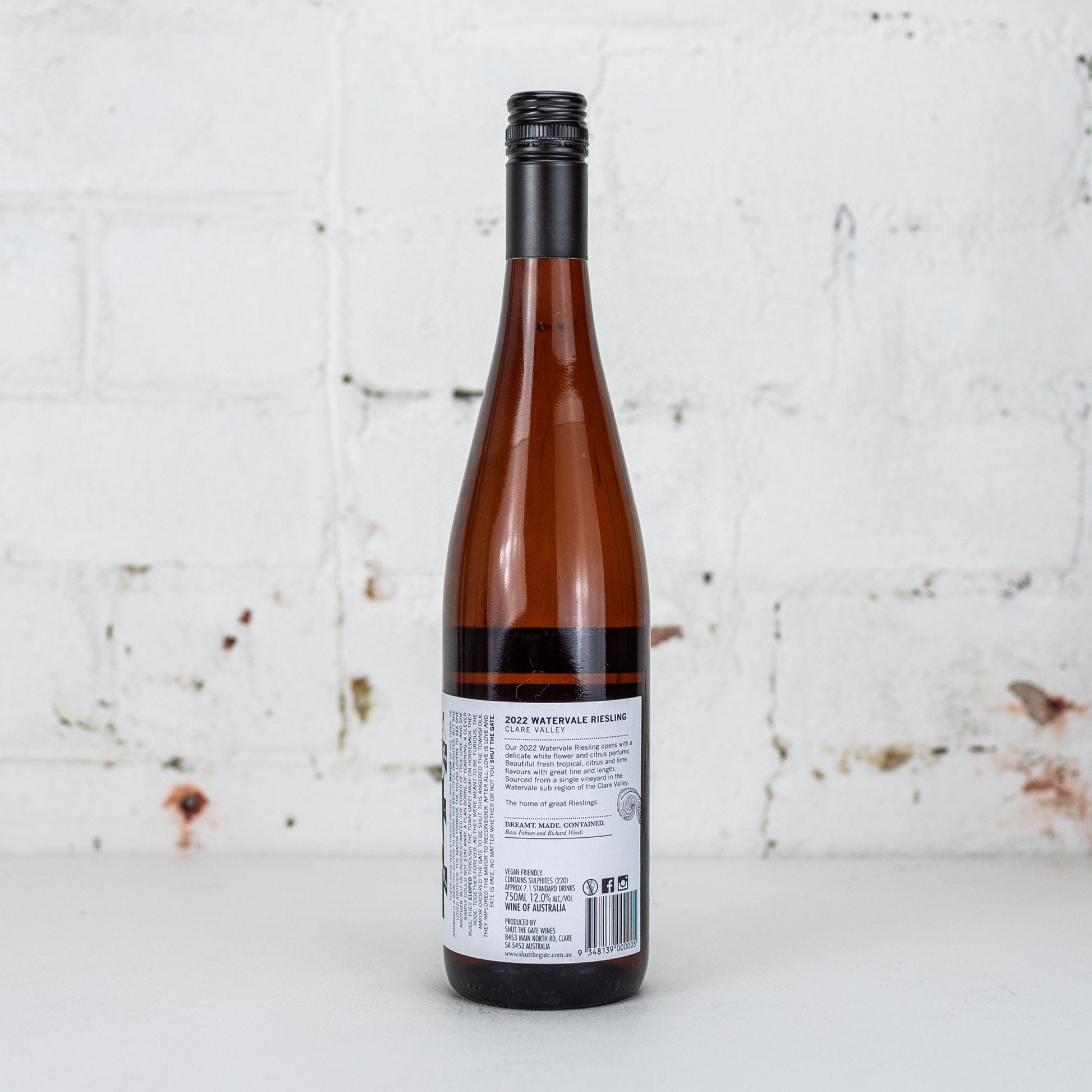 Shut The Gate - For Love Watervale Riesling 750ml