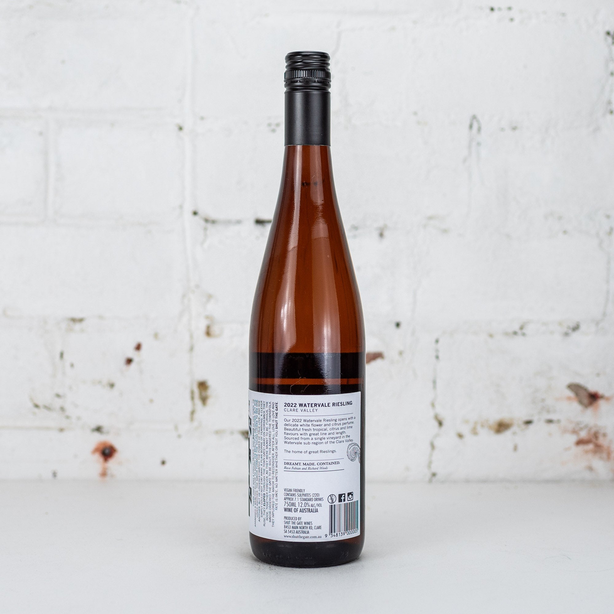 Shut The Gate - For Love Watervale Riesling 750ml
