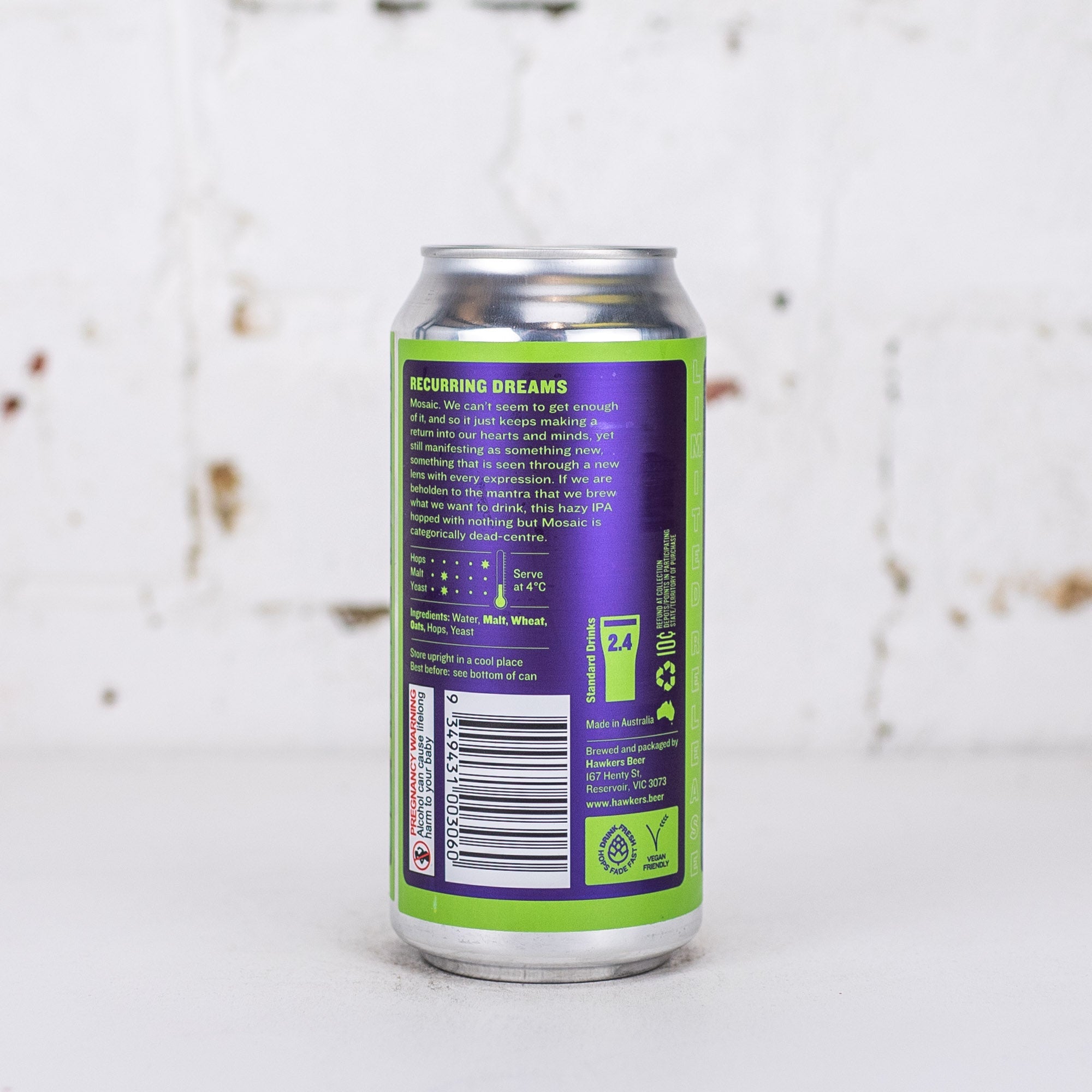 Hawkers - Recurring Dreams Mosaic Hazy IPA