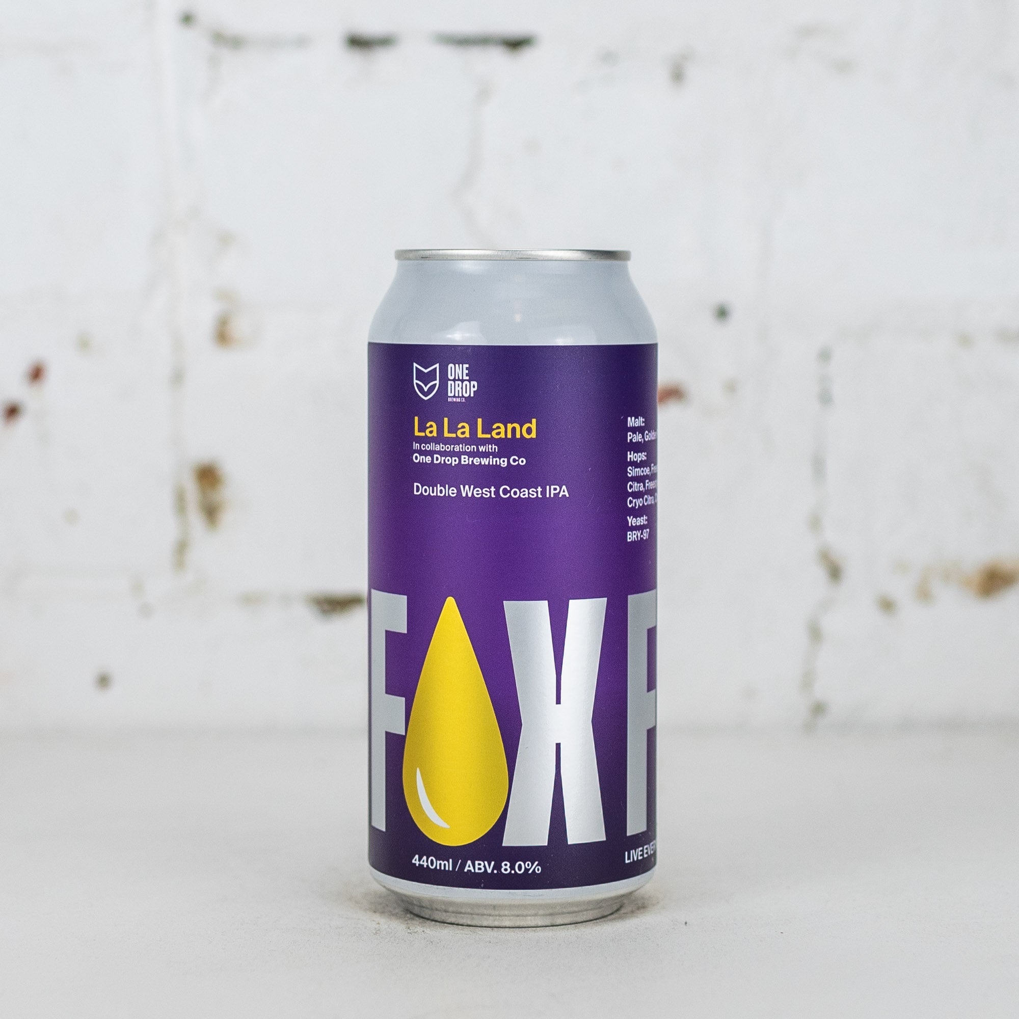 Fox Friday x One Drop 'La La Land' Double West Coast IPA