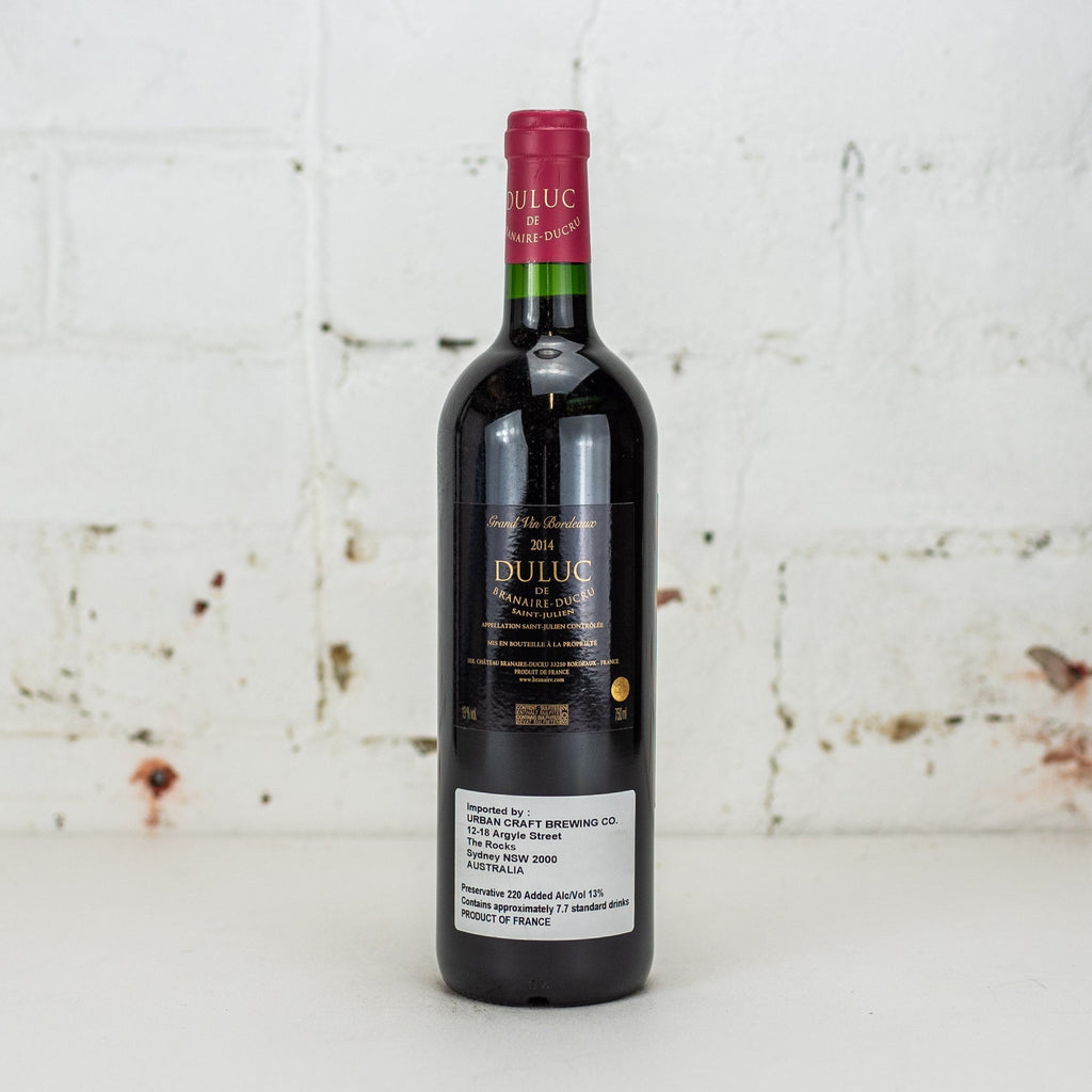 Duluc de Branaire Ducru - Saint Julien 2014 750ml