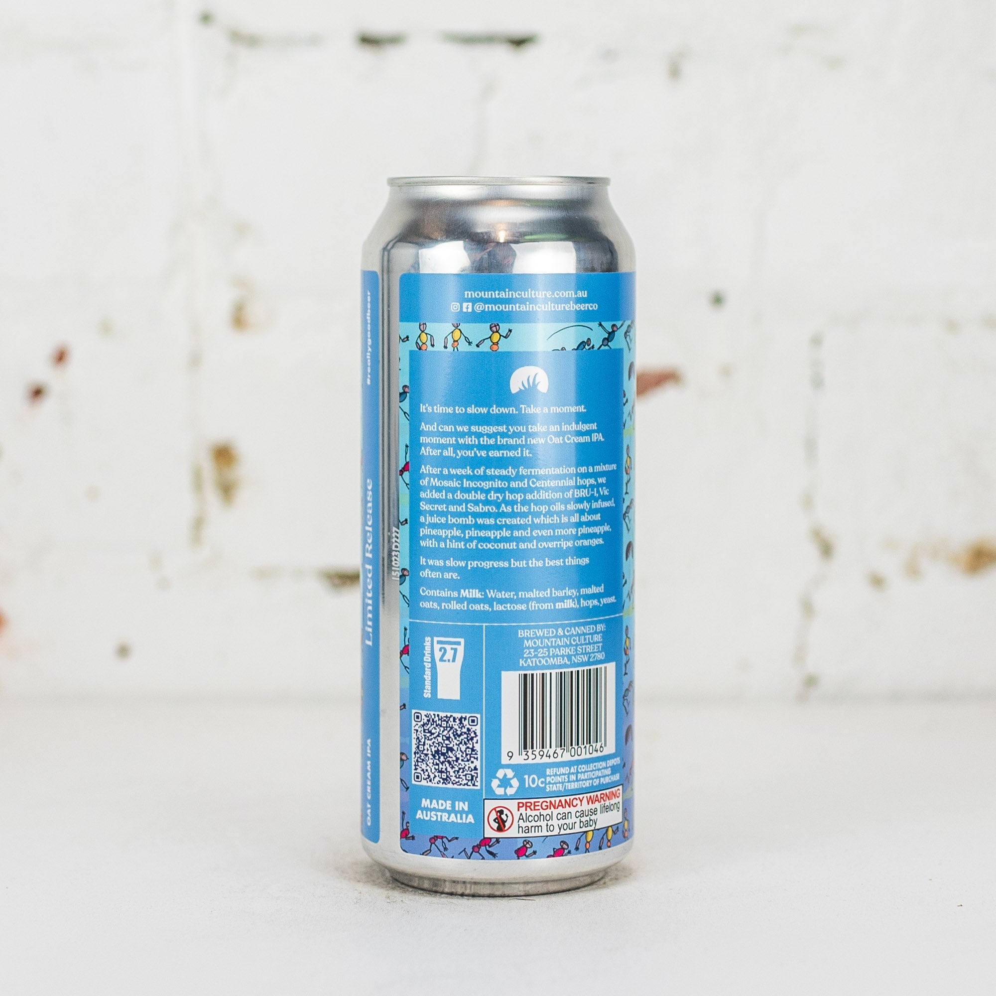 Mountain Culture - Slow Motion Oat Cream IPA