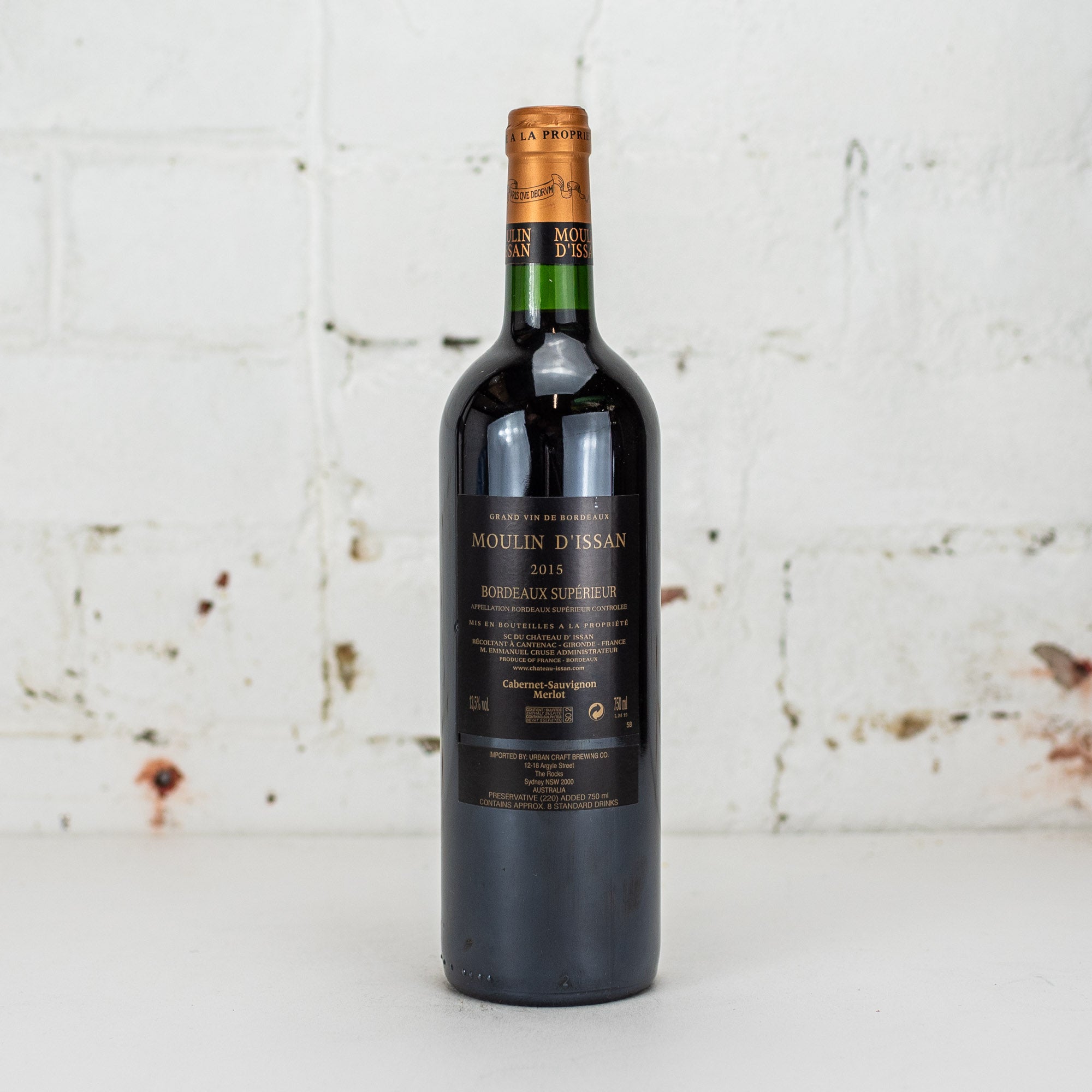 Moulin d'Issan - Bordeaux Superieur 2015 750ml