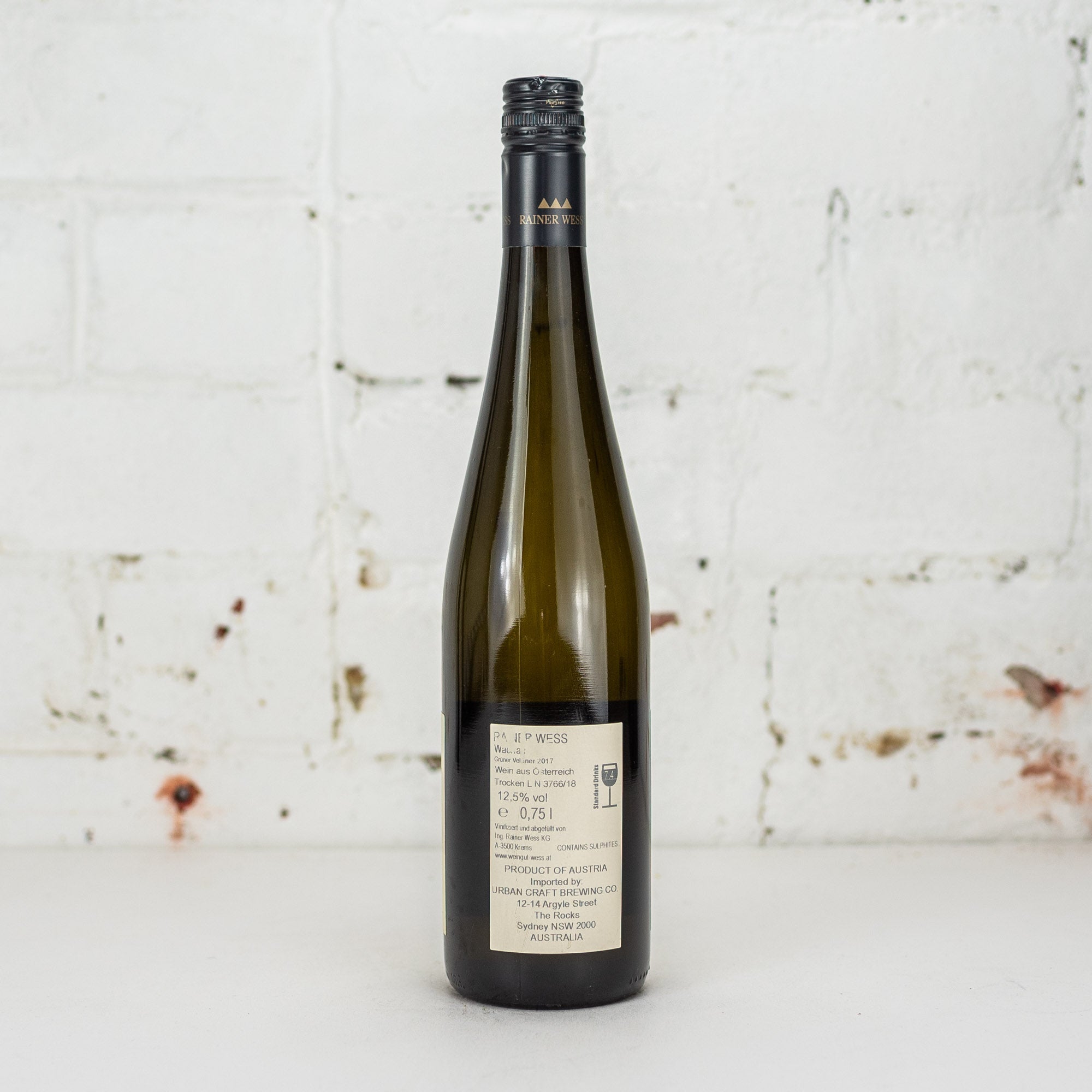Rainer Wess - Wachau Gruner Veltliner 2017 750ml