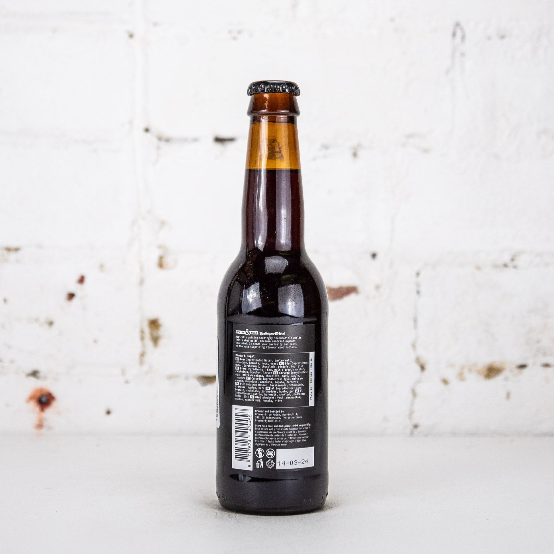 De Molen - Pinda & Hagel Imperial Pastry Stout 330ml
