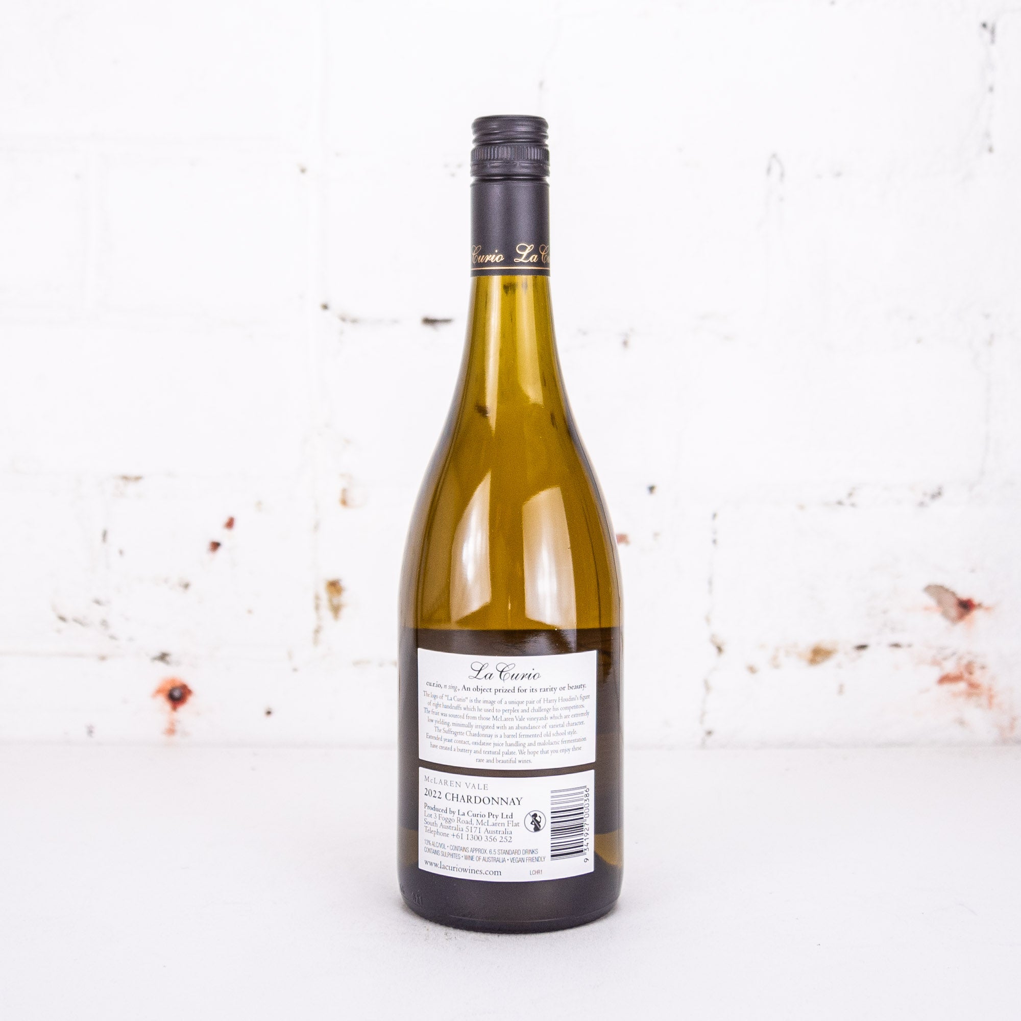 La Curio - Suffragette Chardonnay 750ml
