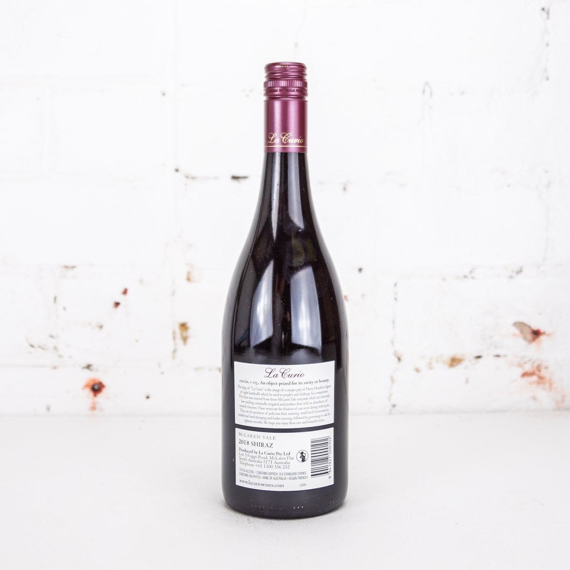 La Curio - The Dandy Shiraz 750ml