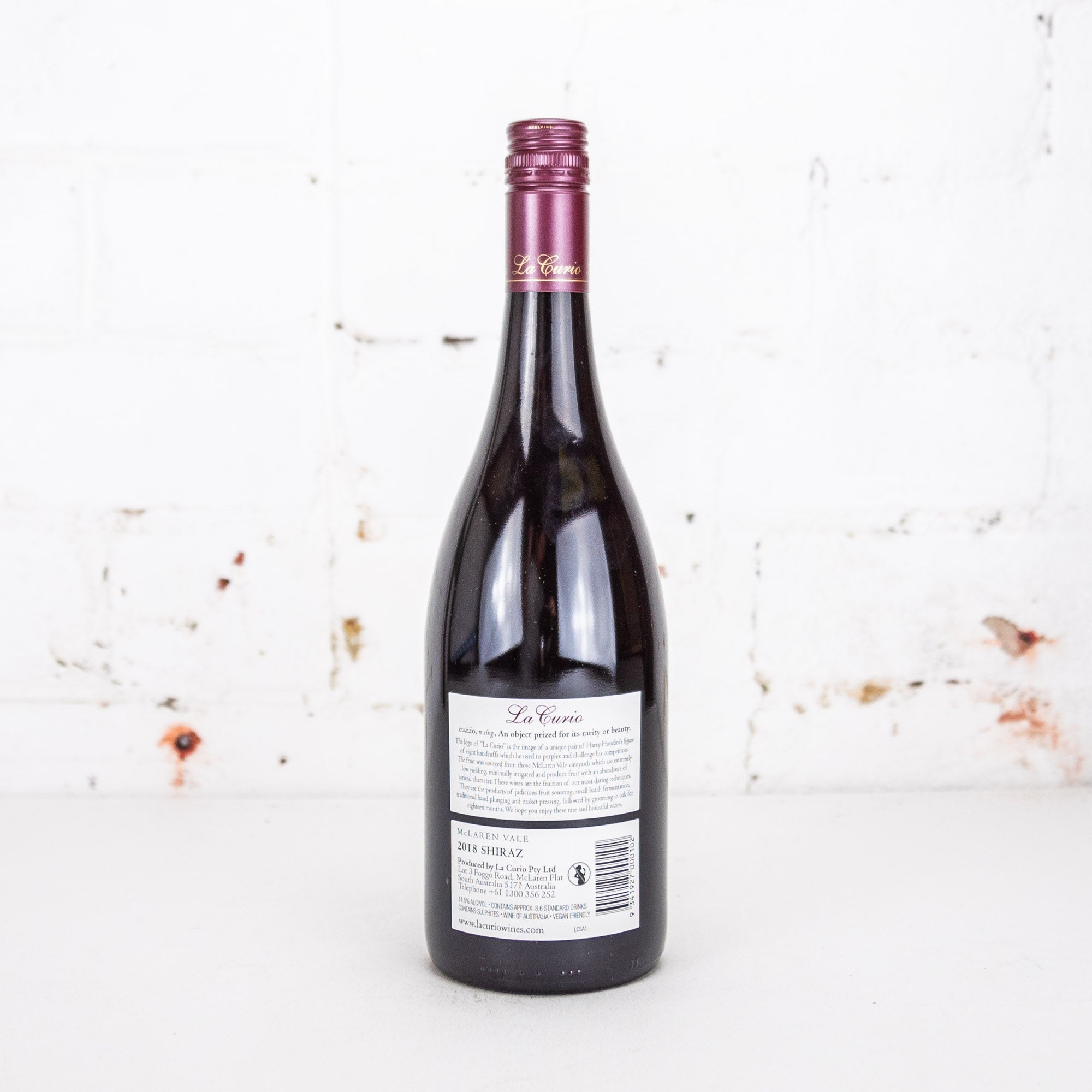La Curio - The Dandy Shiraz 750ml