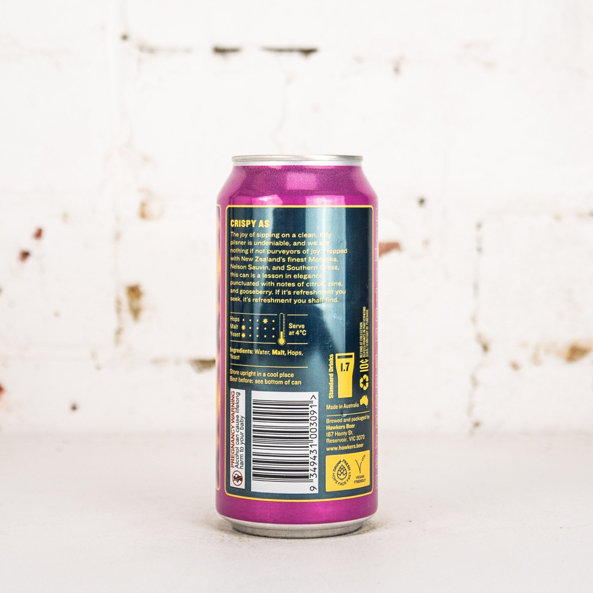 Hawkers - Crispy As NZ Pilsner