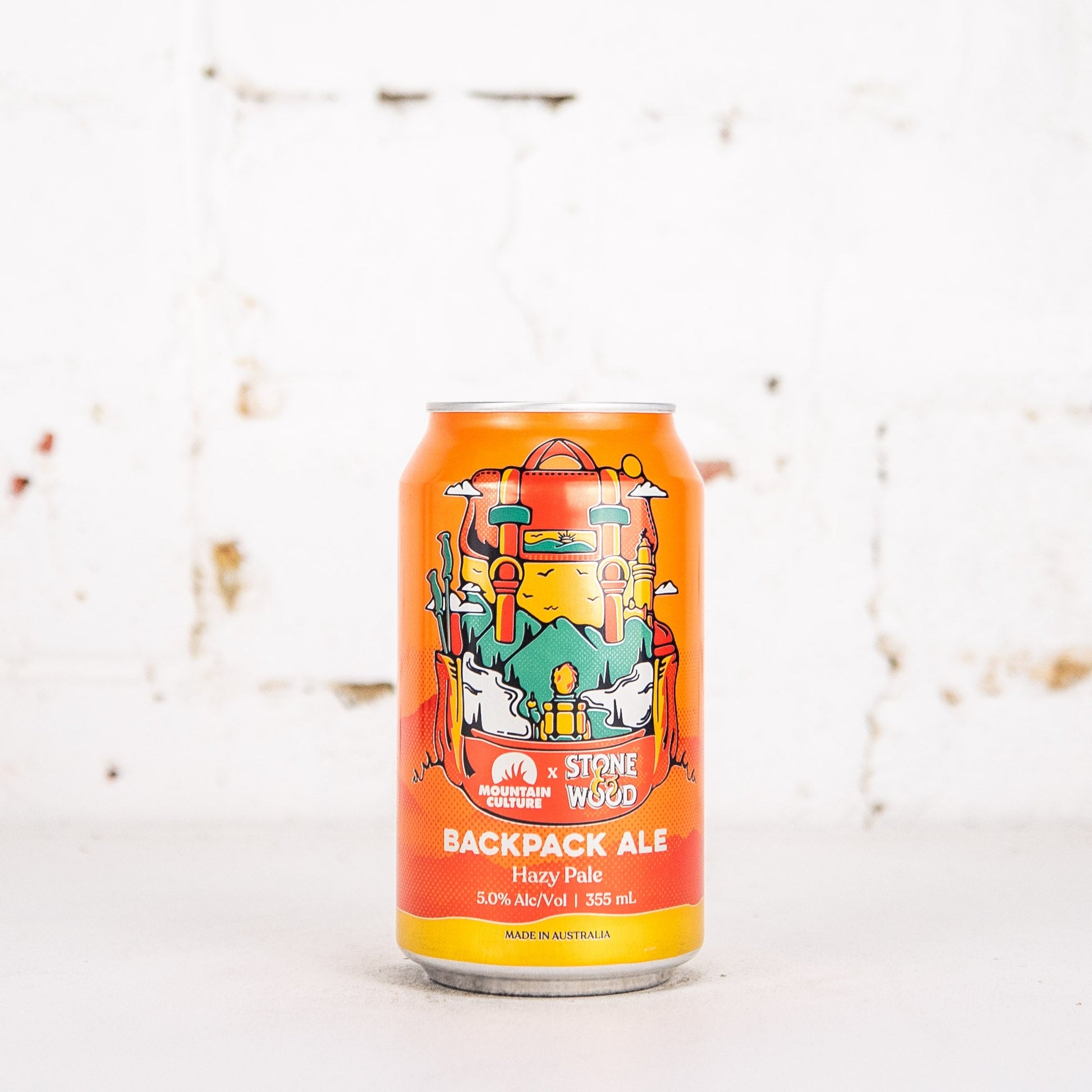 Mountain Culture x Stone & Wood 'Backpack Ale' Hazy Pale
