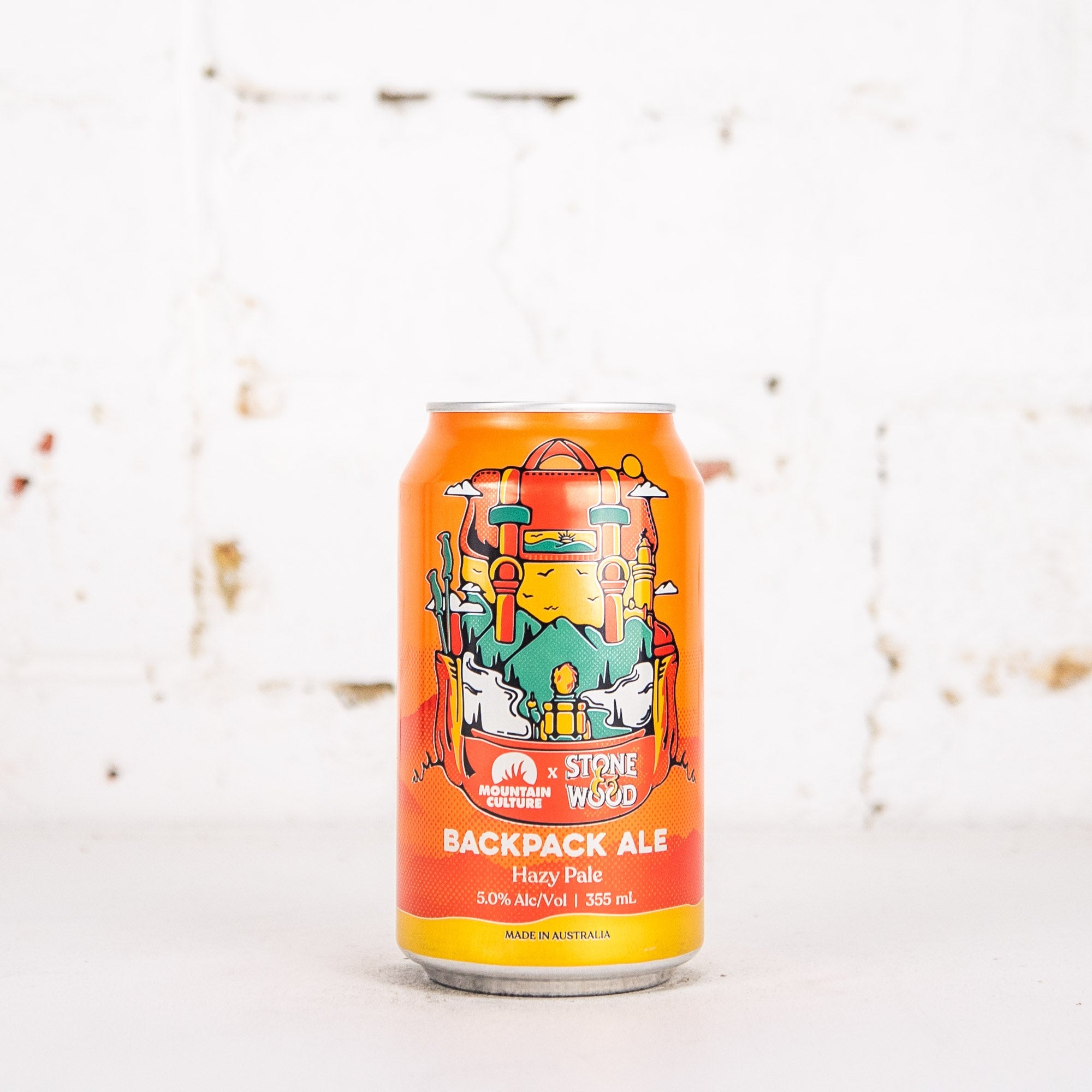 Mountain Culture x Stone & Wood 'Backpack Ale' Hazy Pale