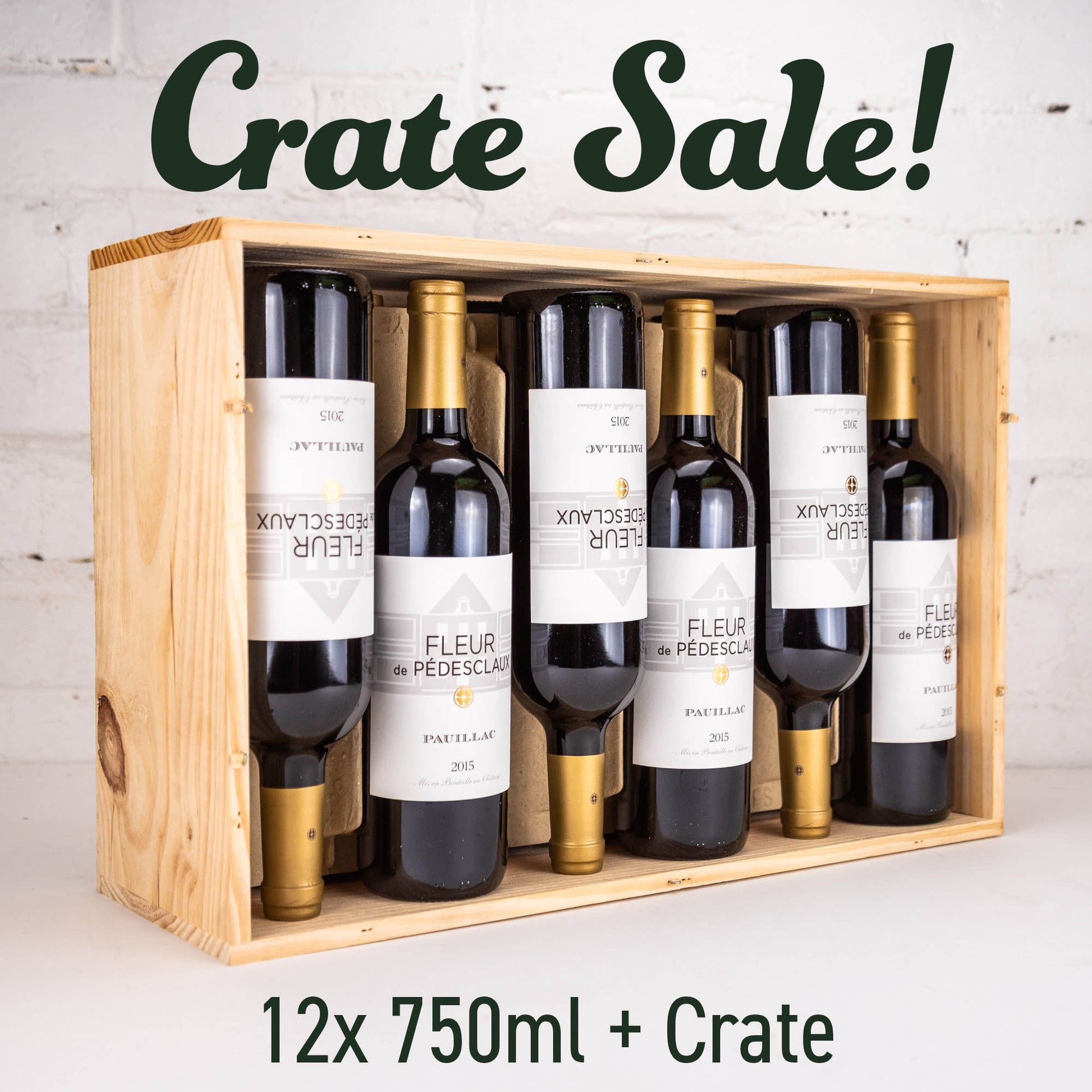 Chateau Pedesclaux - Fleur De Pedesclaux Pauillac 2015 750ml x 12 + Crate