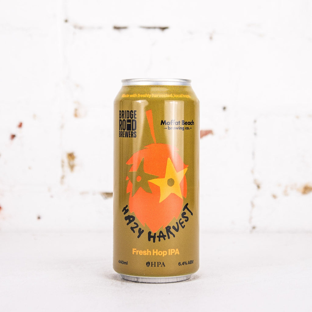 Bridge Road x Moffat Beach 'Hazy Harvest 2024' Fresh Hop Hazy IPA