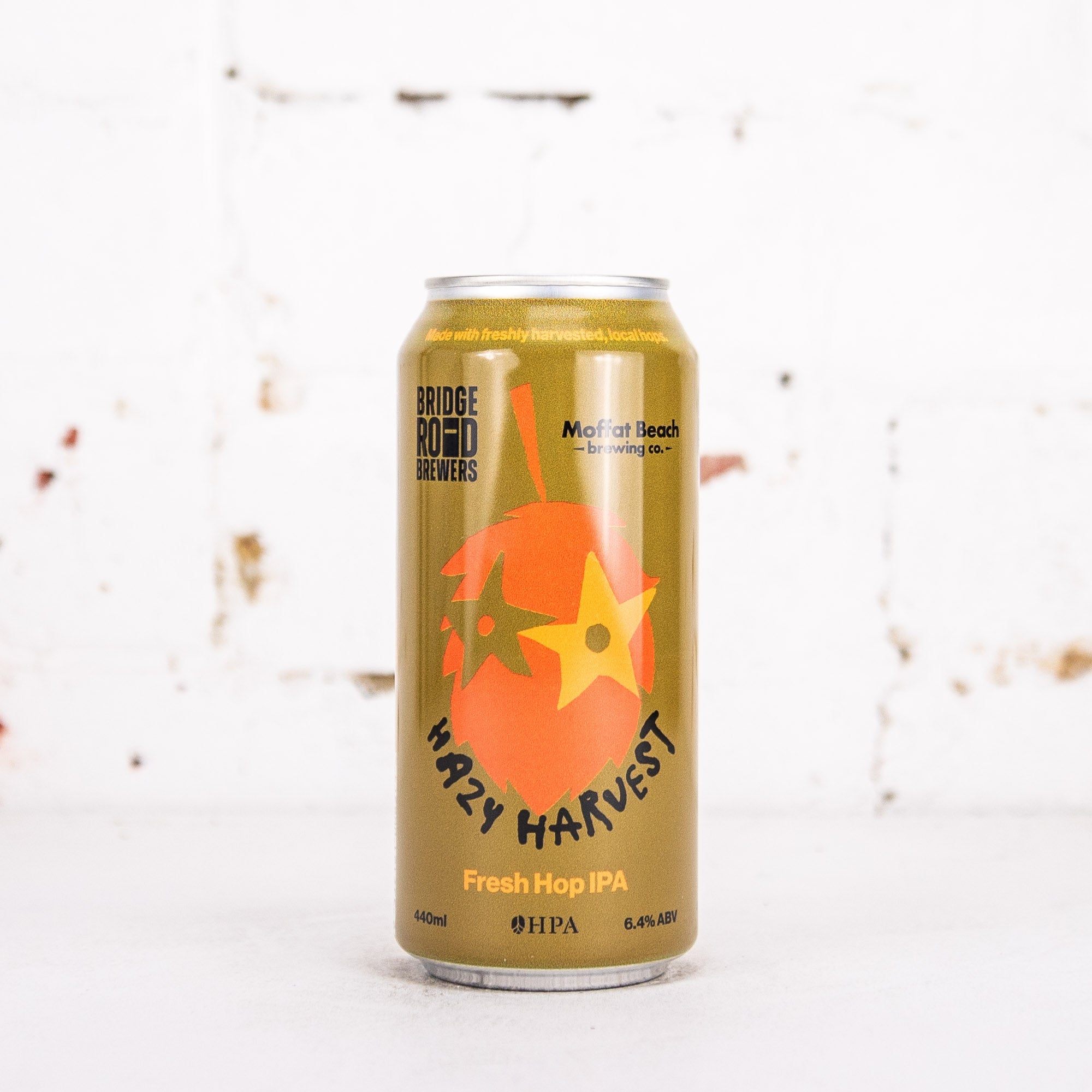 Bridge Road x Moffat Beach 'Hazy Harvest 2024' Fresh Hop Hazy IPA