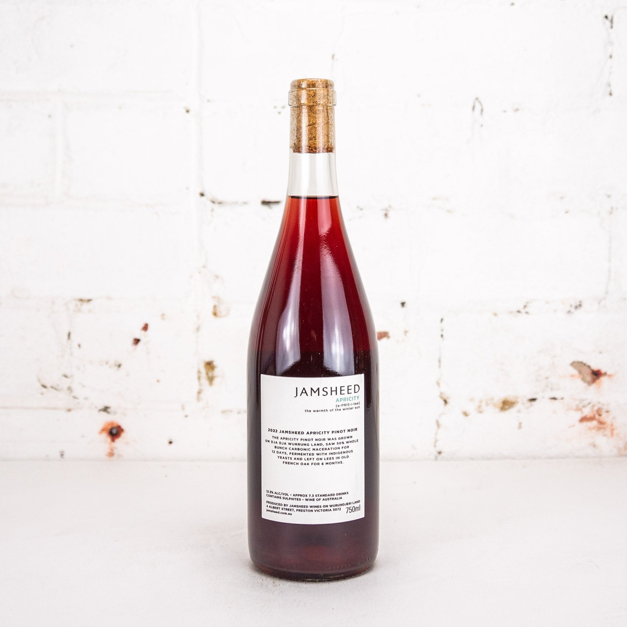 Jamsheed - Apricity Pinot Noir 2022 750ml