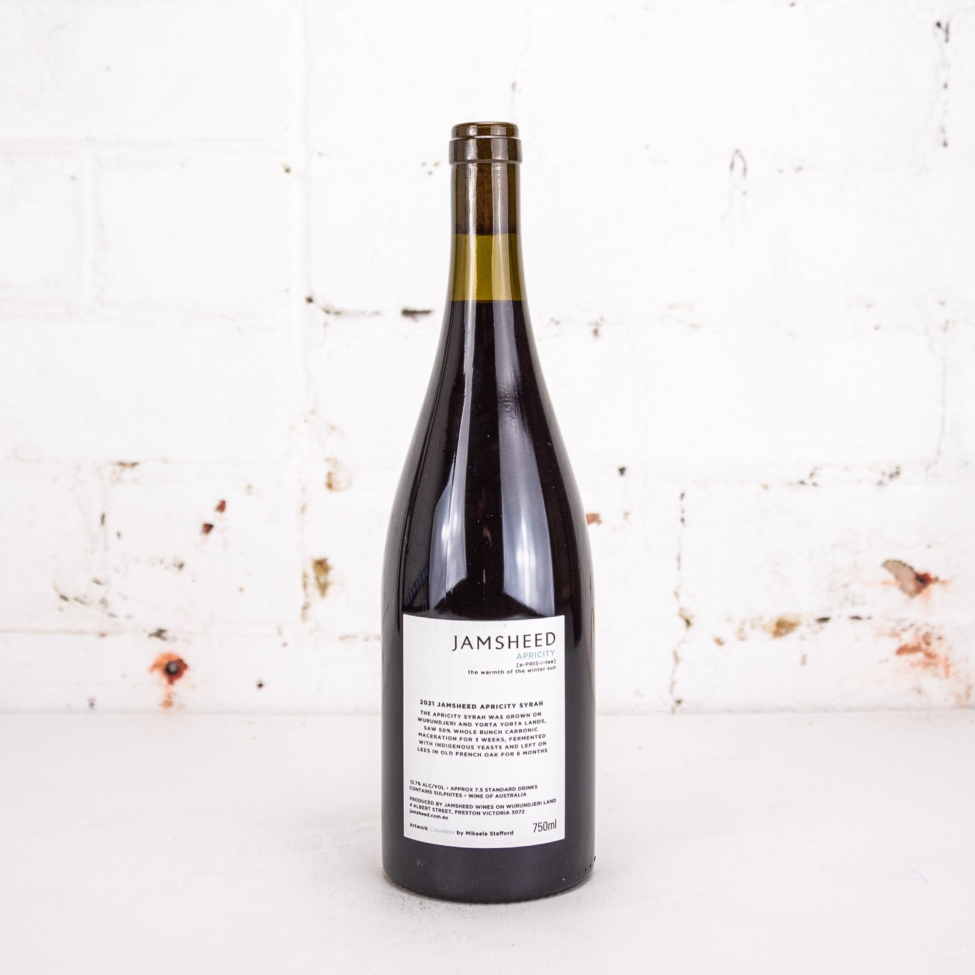 Jamsheed - Apricity Syrah 2021 750ml