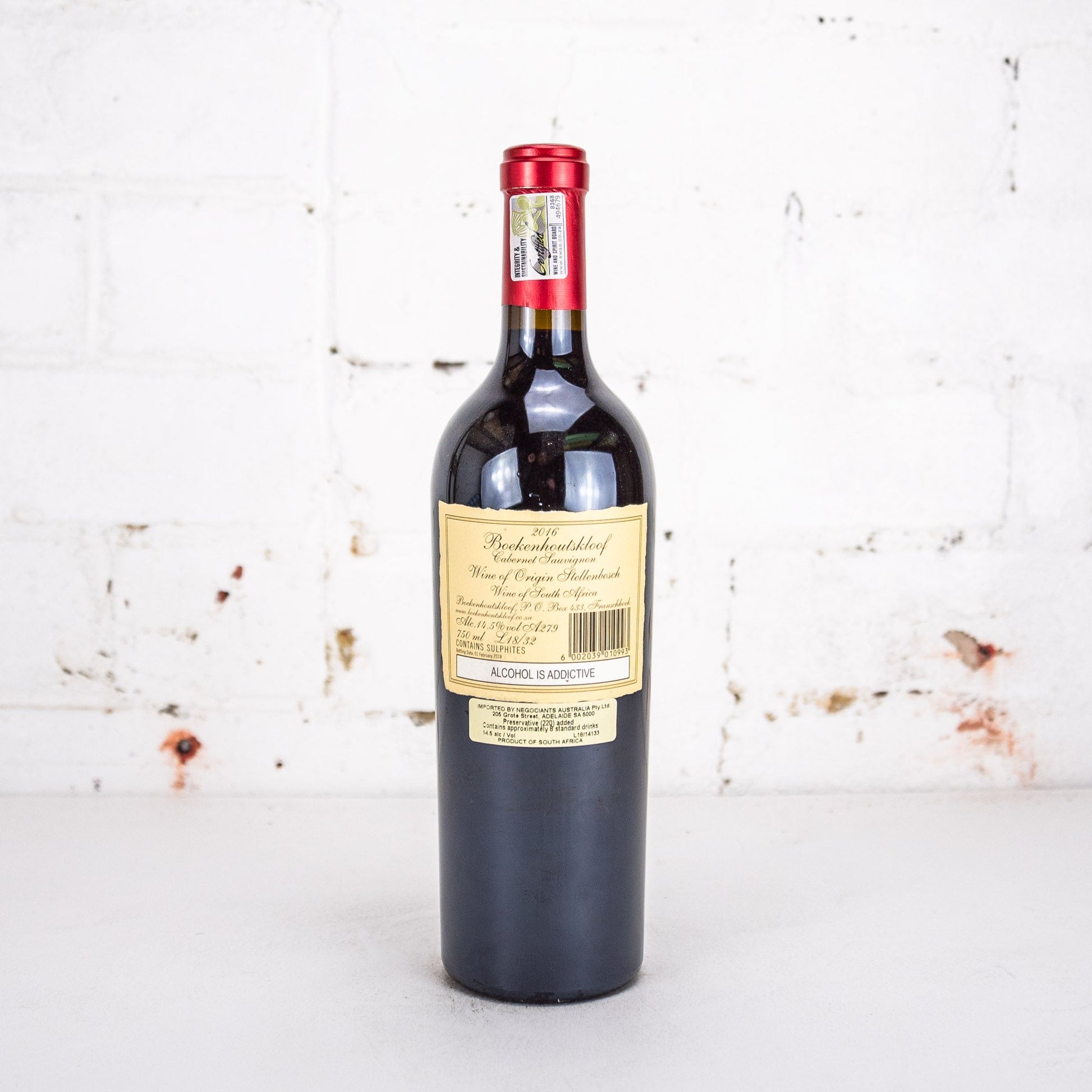 Boekenhoutskloof - Stellenbosch Cabernet Sauvignon 2016 750ml