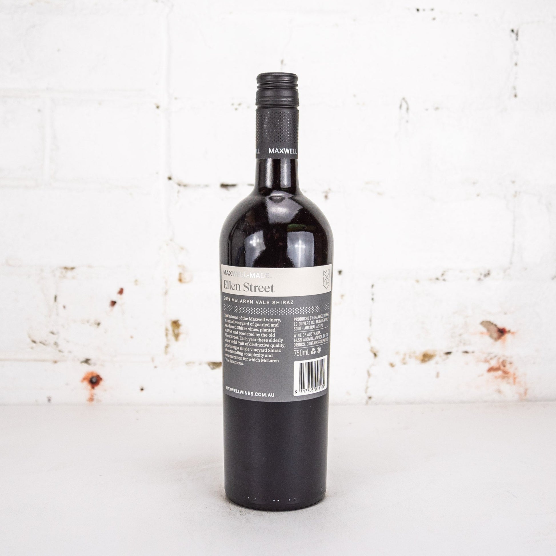 Maxwell Wines - Ellen Street Shiraz 750ml