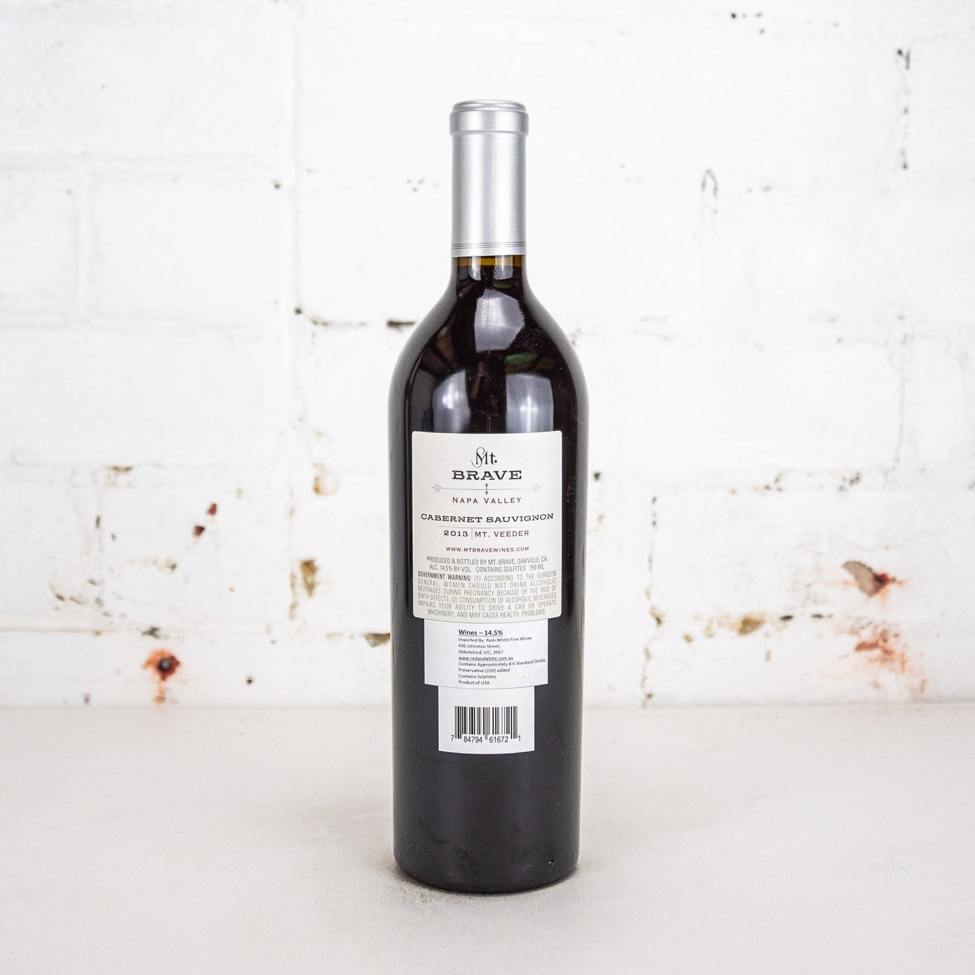 Mt Brave - Veeder Cabernet Sauvignon 2013 750ml