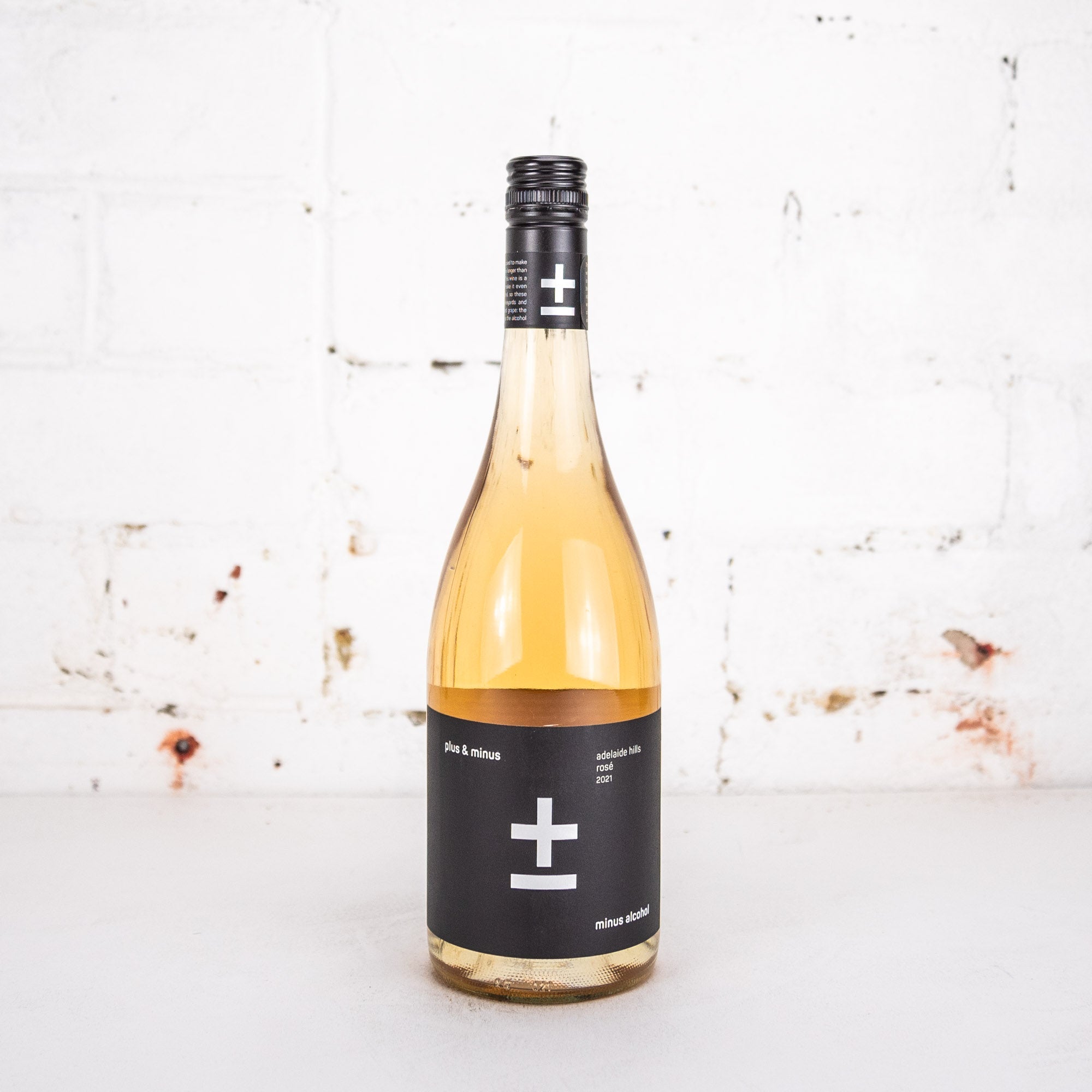 Plus & Minus - Black Label Alcohol Free Rose 750ml
