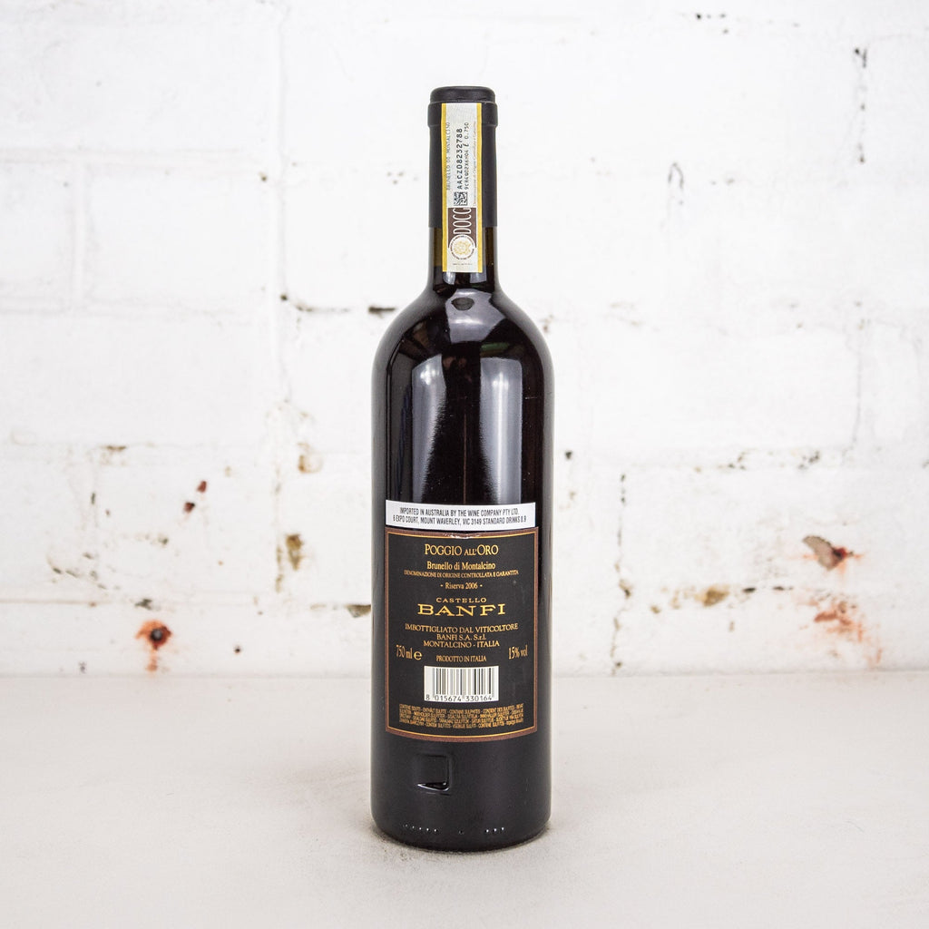 Banfi - Poggio All'Oro Brunello di Montalcino Riserva 2006 750ml