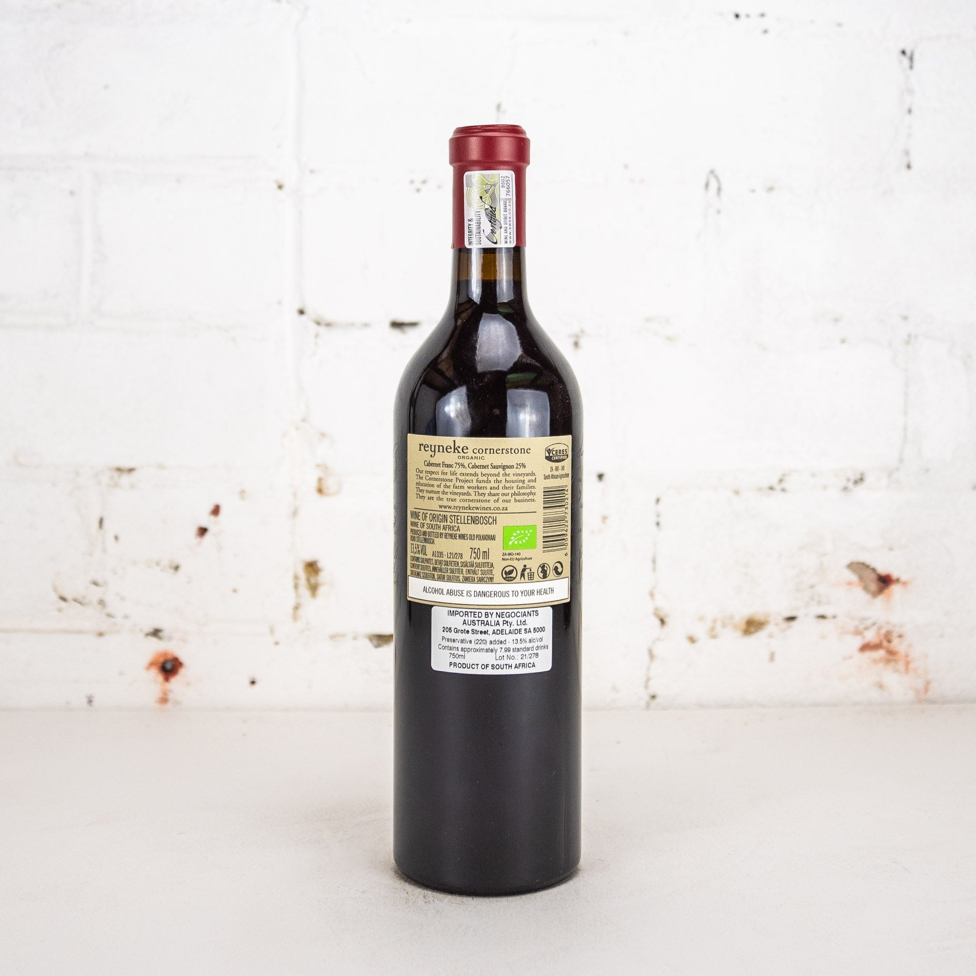 Reyneke - Organic Cornerstone 2019 750ml