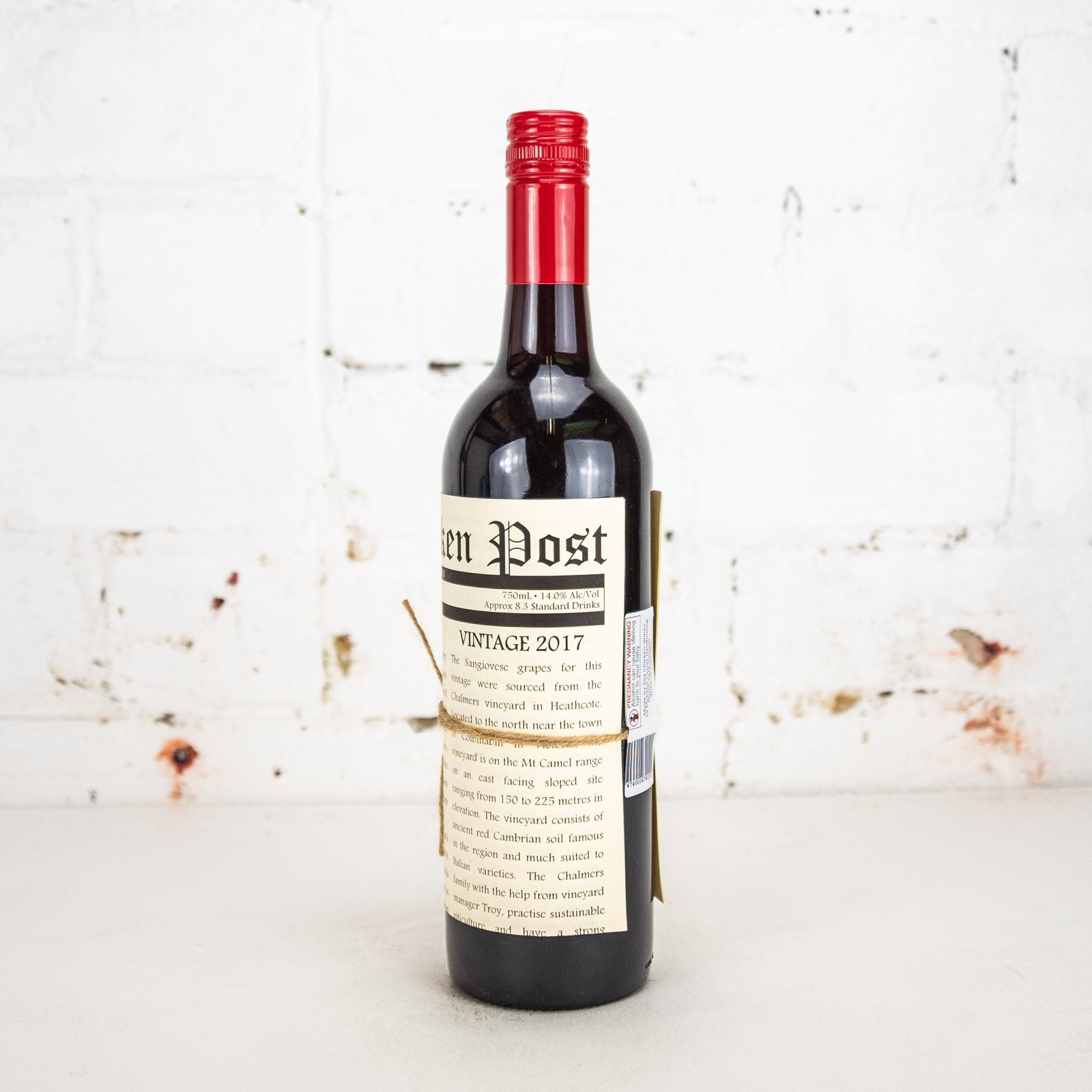 Sea Chicken Wines - Sangiovese Cellar Release 2017 750ml