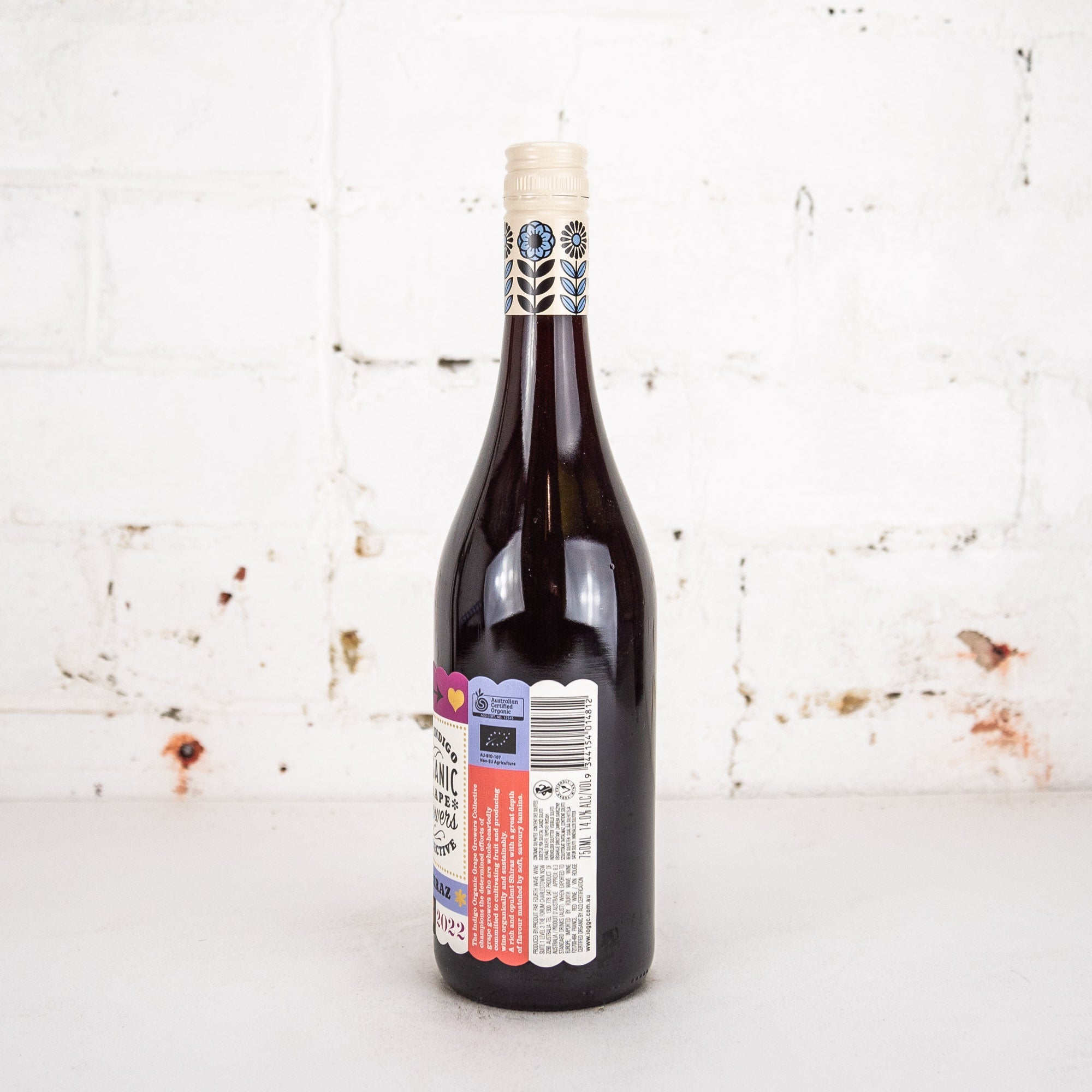 The Indigo Grape Growers Collective - Organic Shiraz 750ml