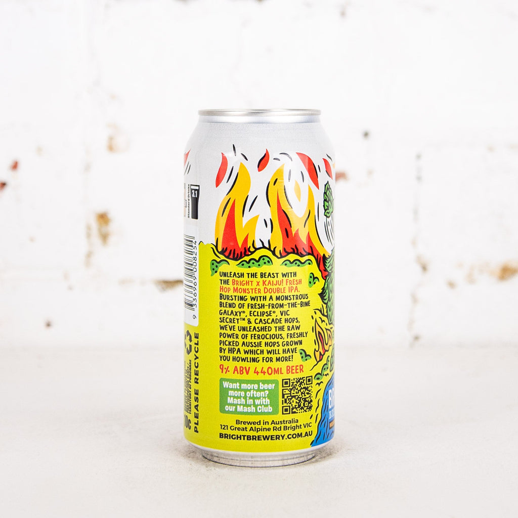 Bright x Kaiju 'Fresh Hop Monster' Fresh Hop Double IPA