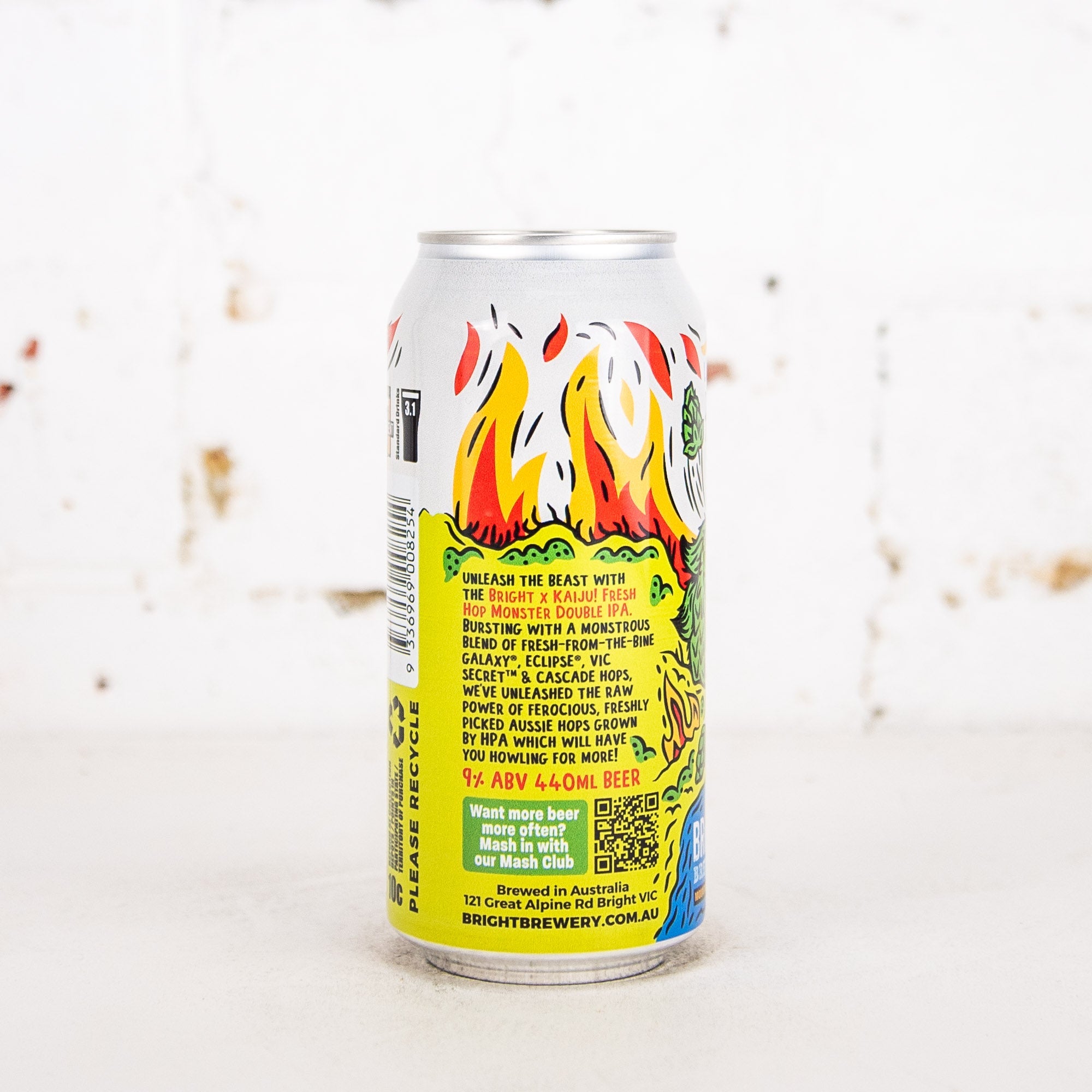 Bright x Kaiju 'Fresh Hop Monster' Fresh Hop Double IPA