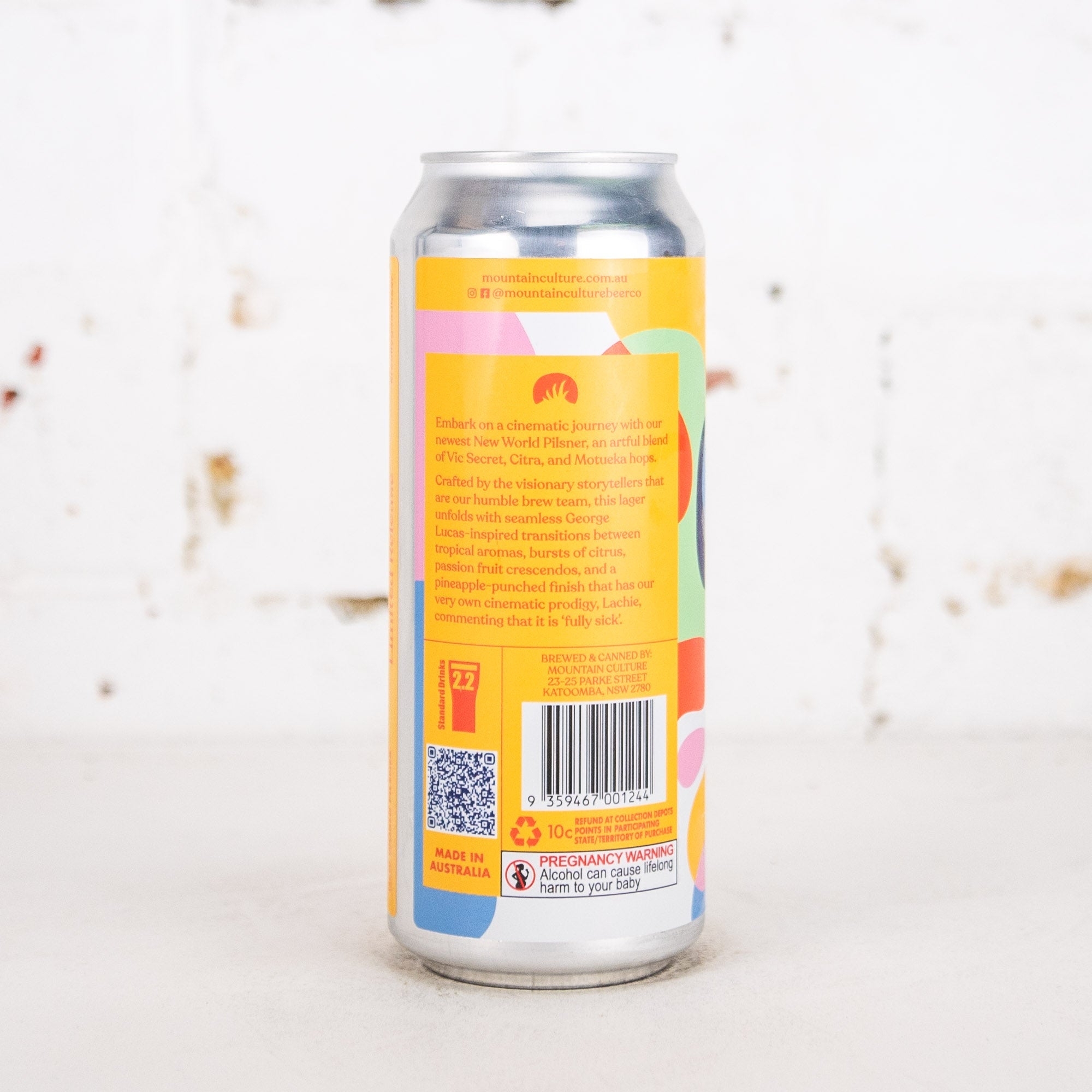 Mountain Culture - Sick Transitions New World Pilsner