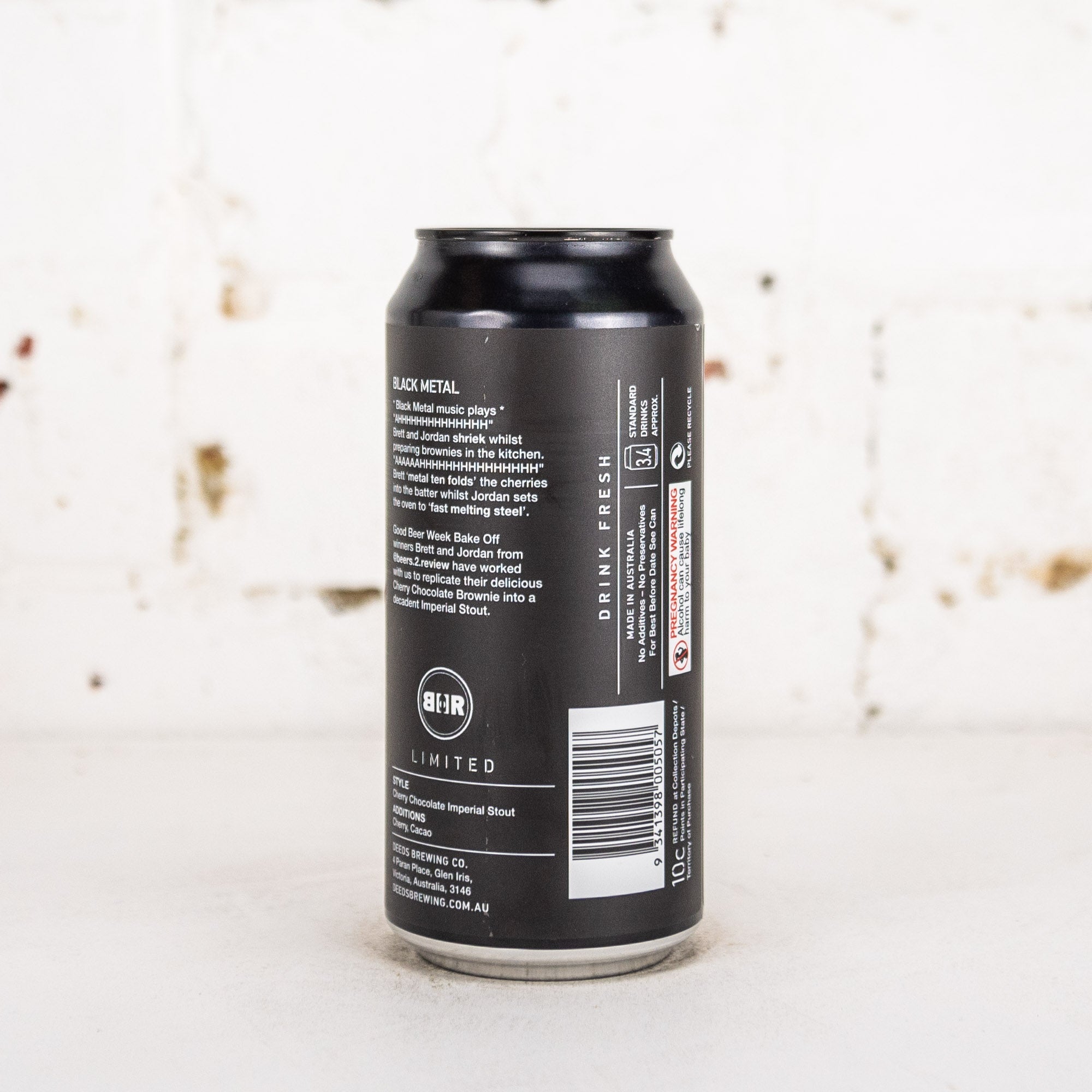 Deeds - Black Metal Cherry Chocolate Imperial Stout