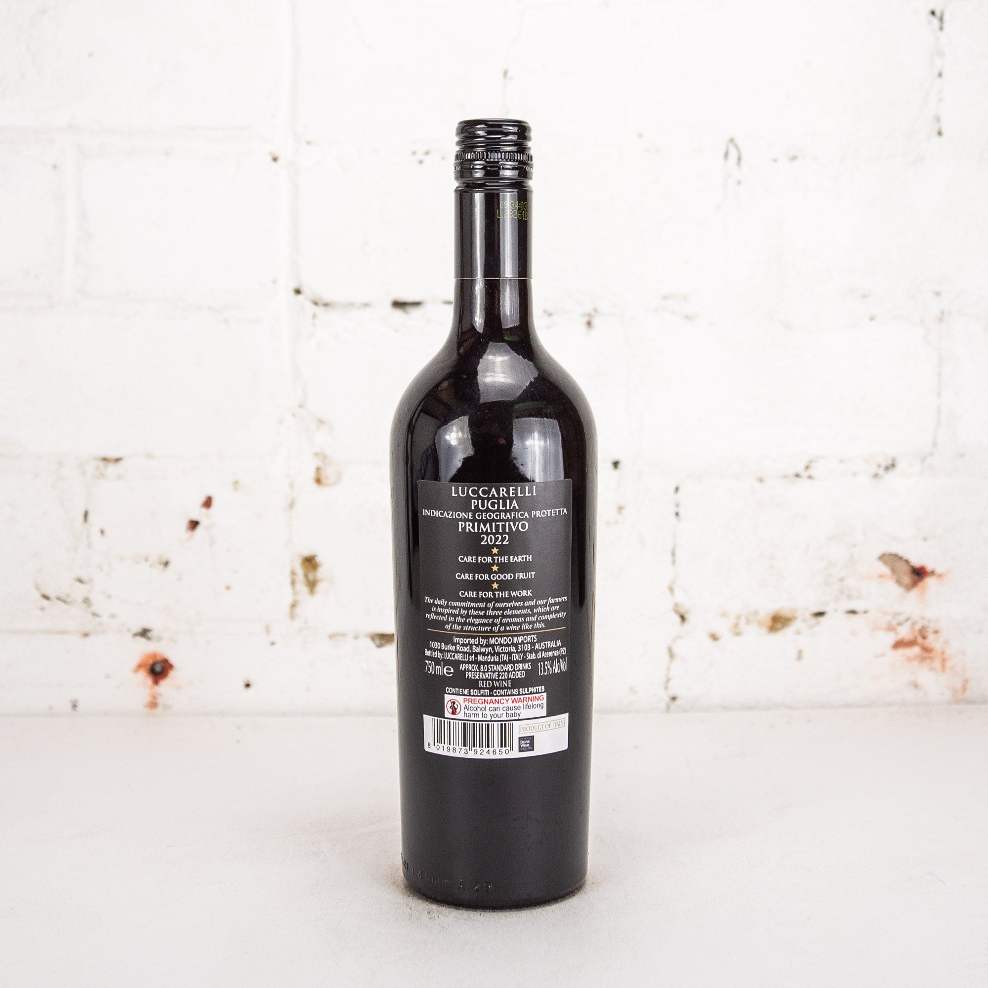 Luccarelli - Puglia Primitivo 750ml