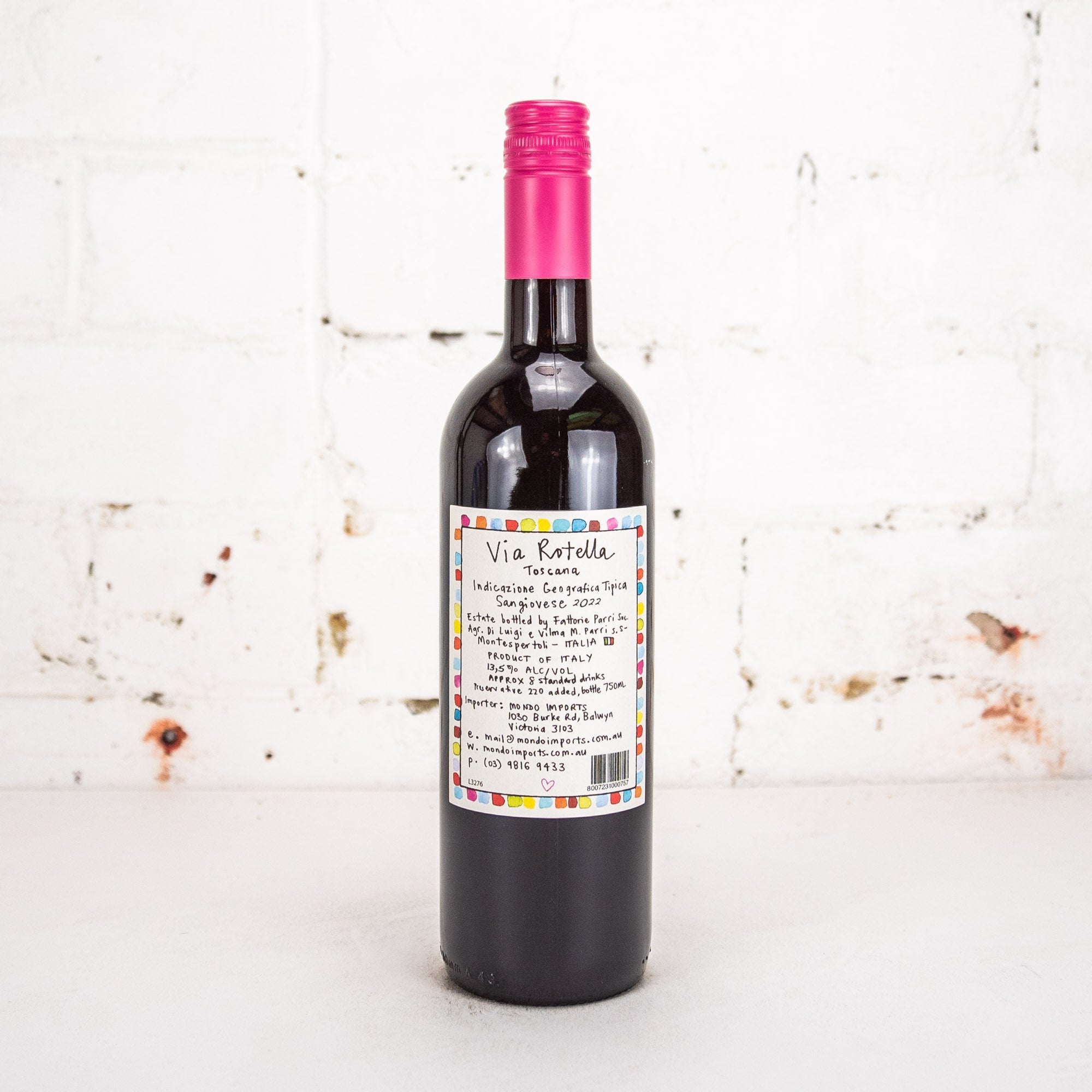 Farrotie Parri - Via Rotella Sangiovese 750ml