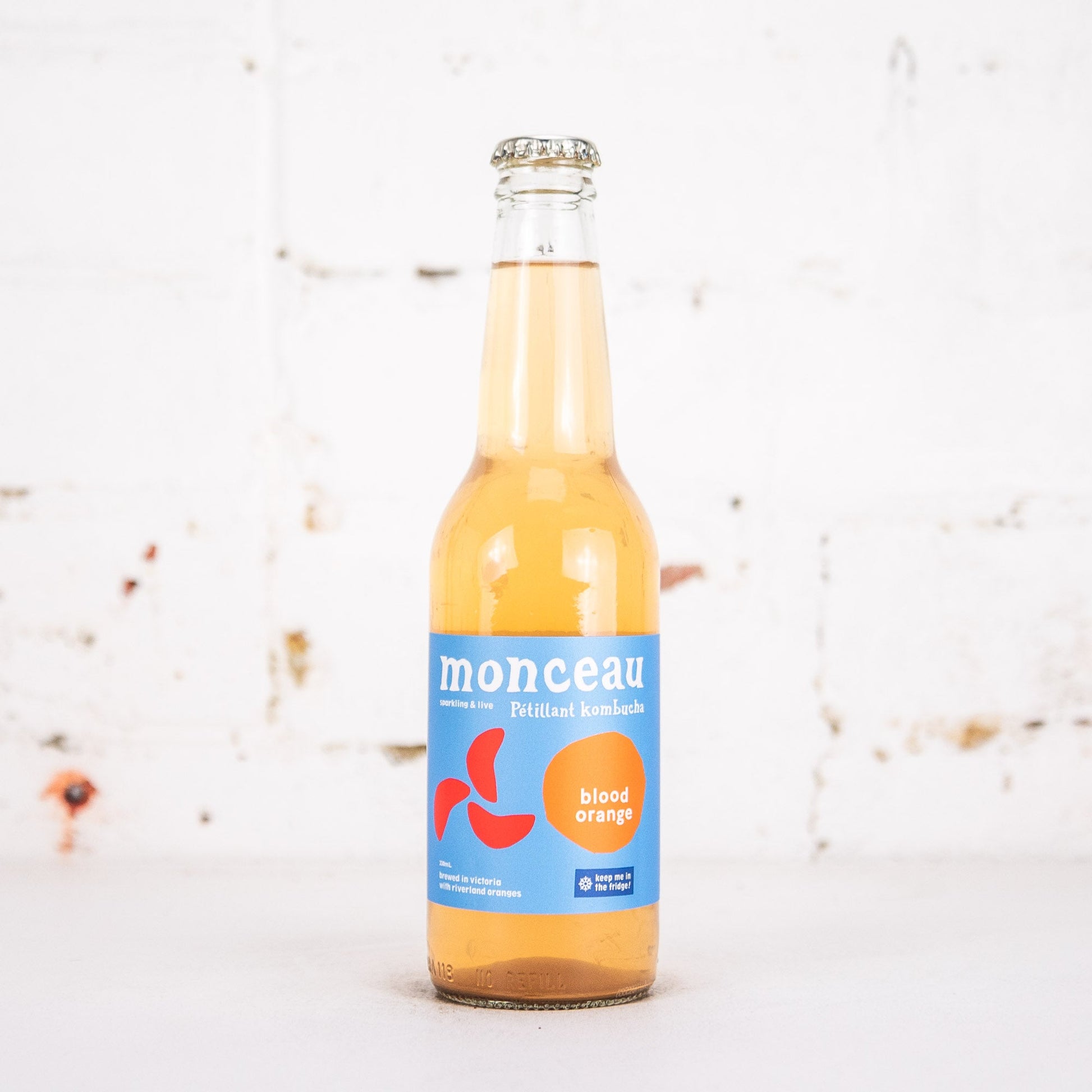 Monceau Co. - Pet Nat Kombucha Blood Orange 330ml