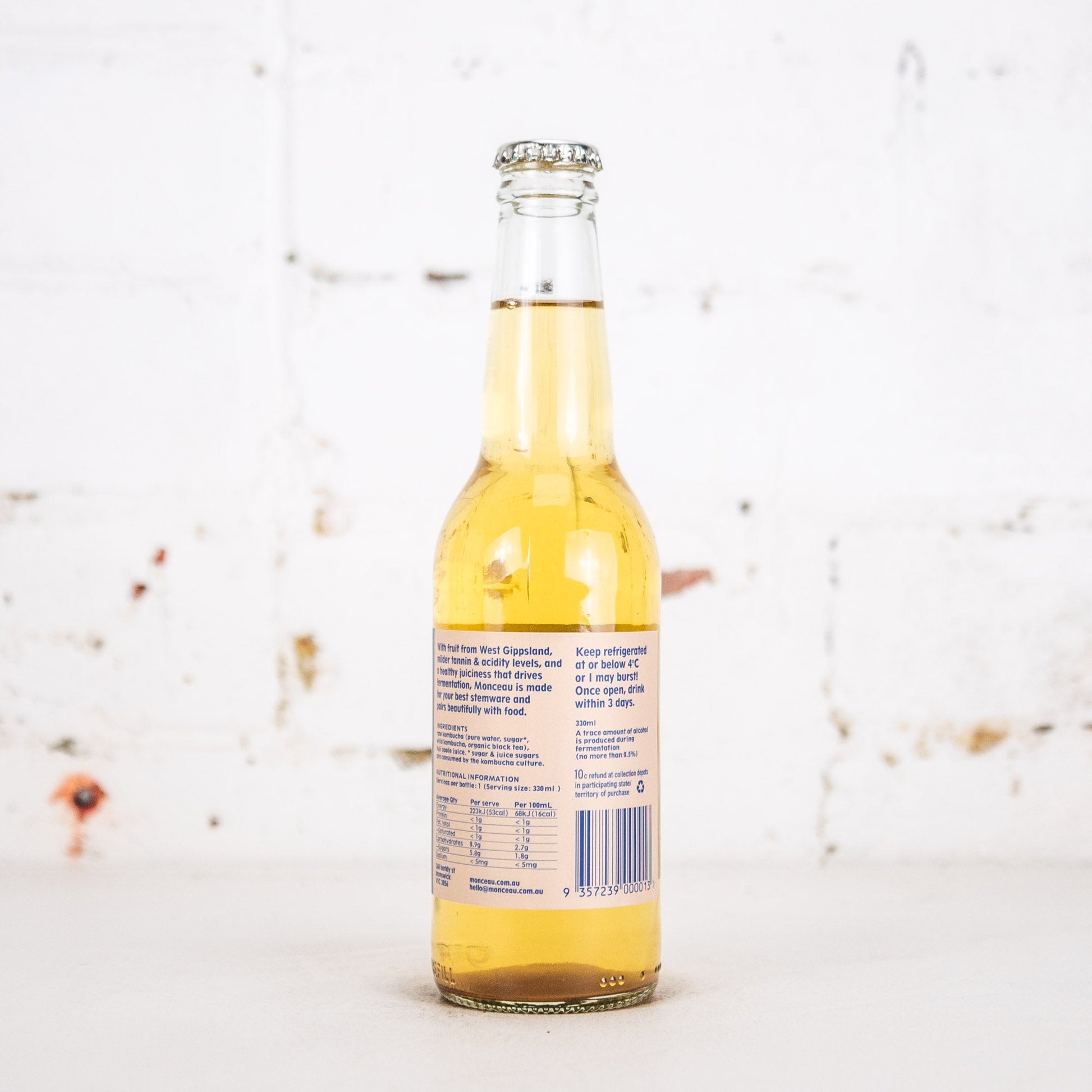 Monceau Co. - Pet Nat Kombucha Fuji Apple 330ml