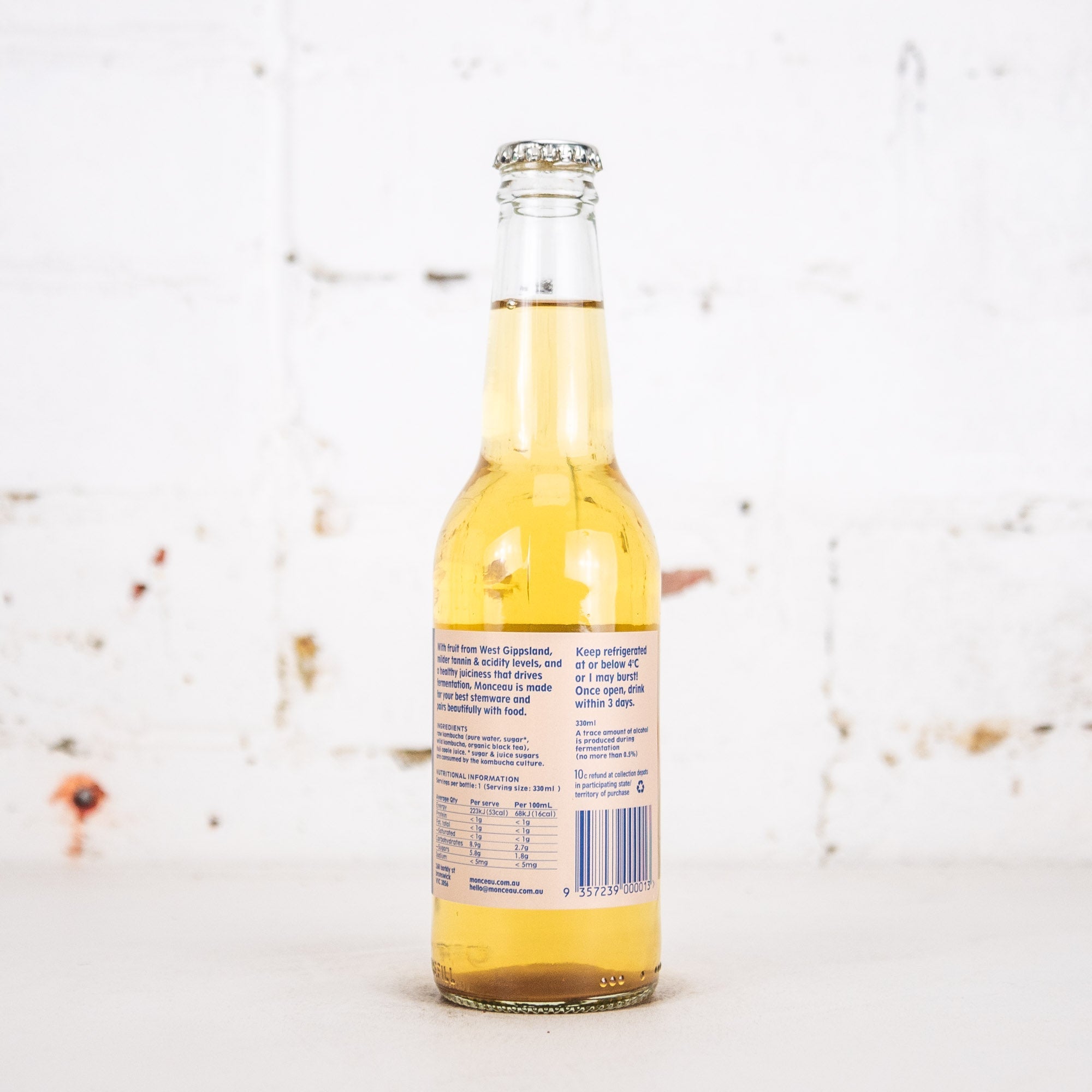 Monceau Co. - Pet Nat Kombucha Fuji Apple 330ml