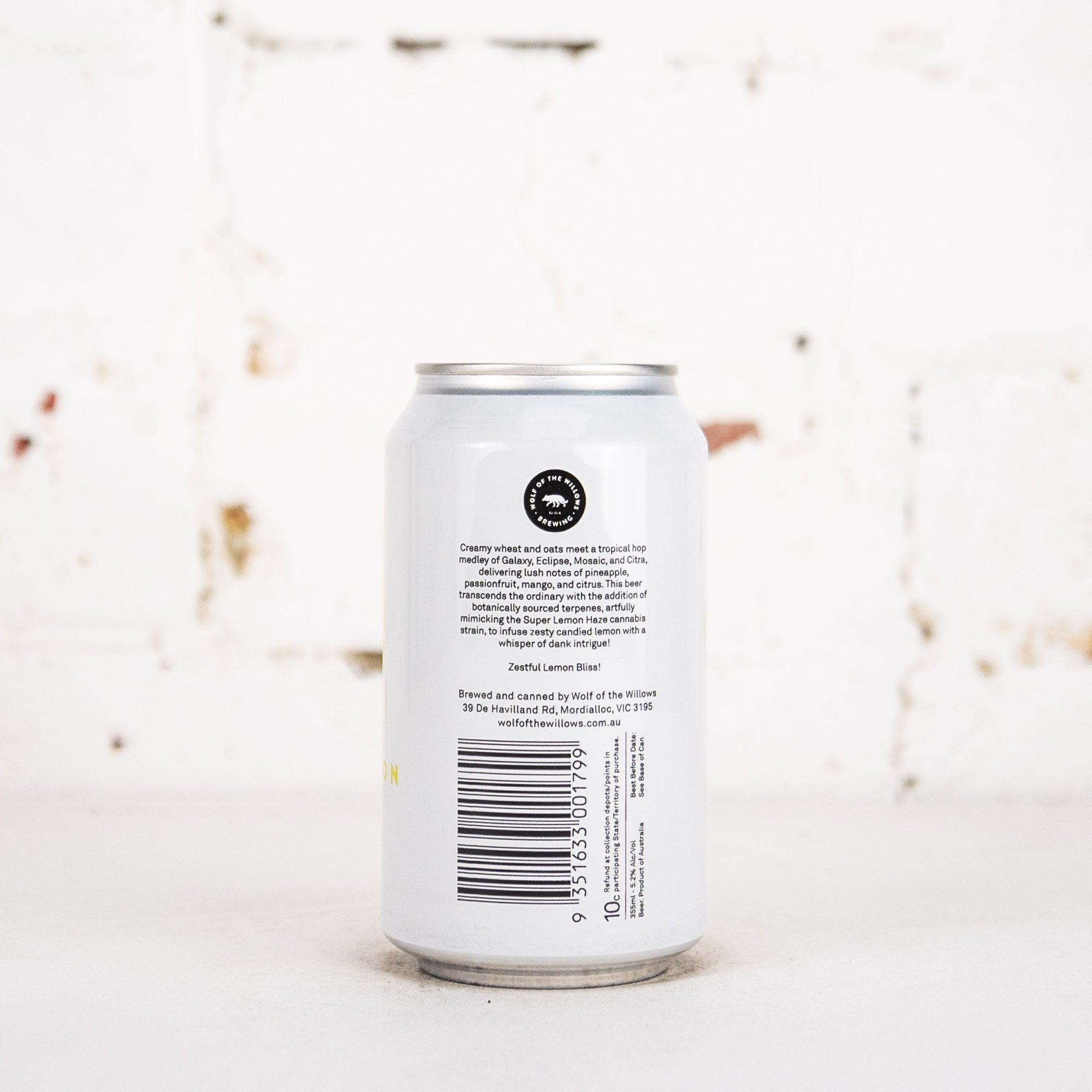 Wolf of the Willows - Super Lemon Haze Hazy Pale with Terpenes