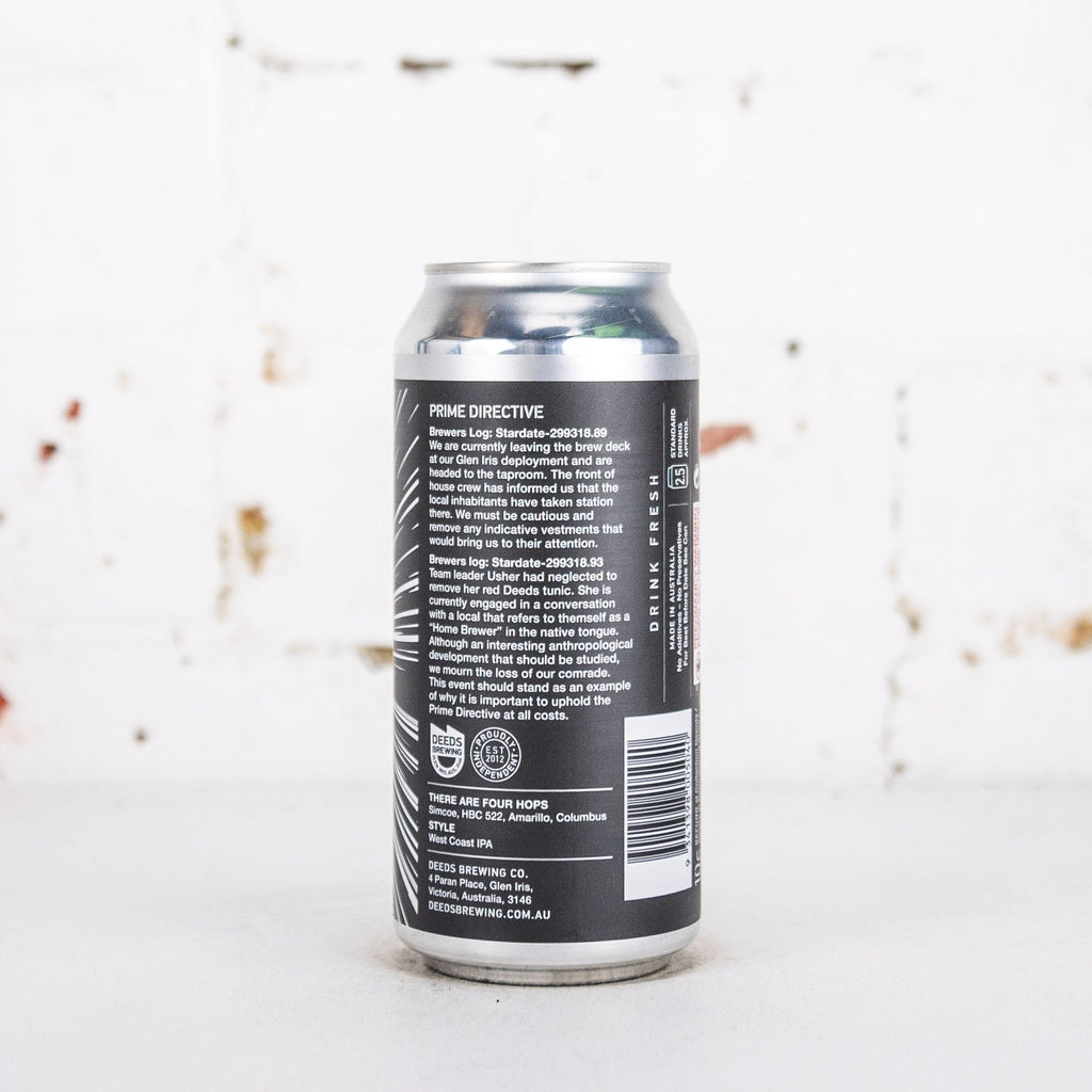 Deeds - Prime Directive West Coast IPA