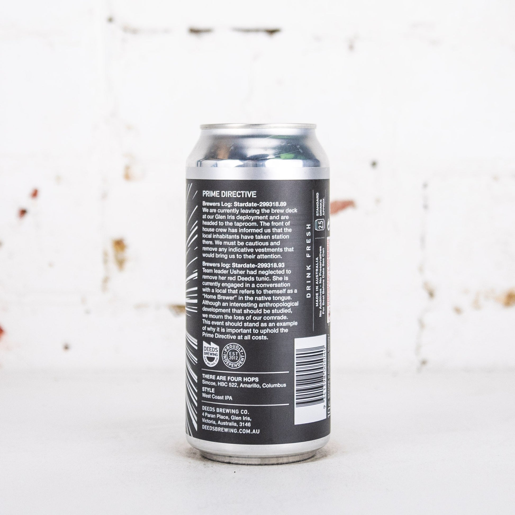 Deeds - Prime Directive West Coast IPA